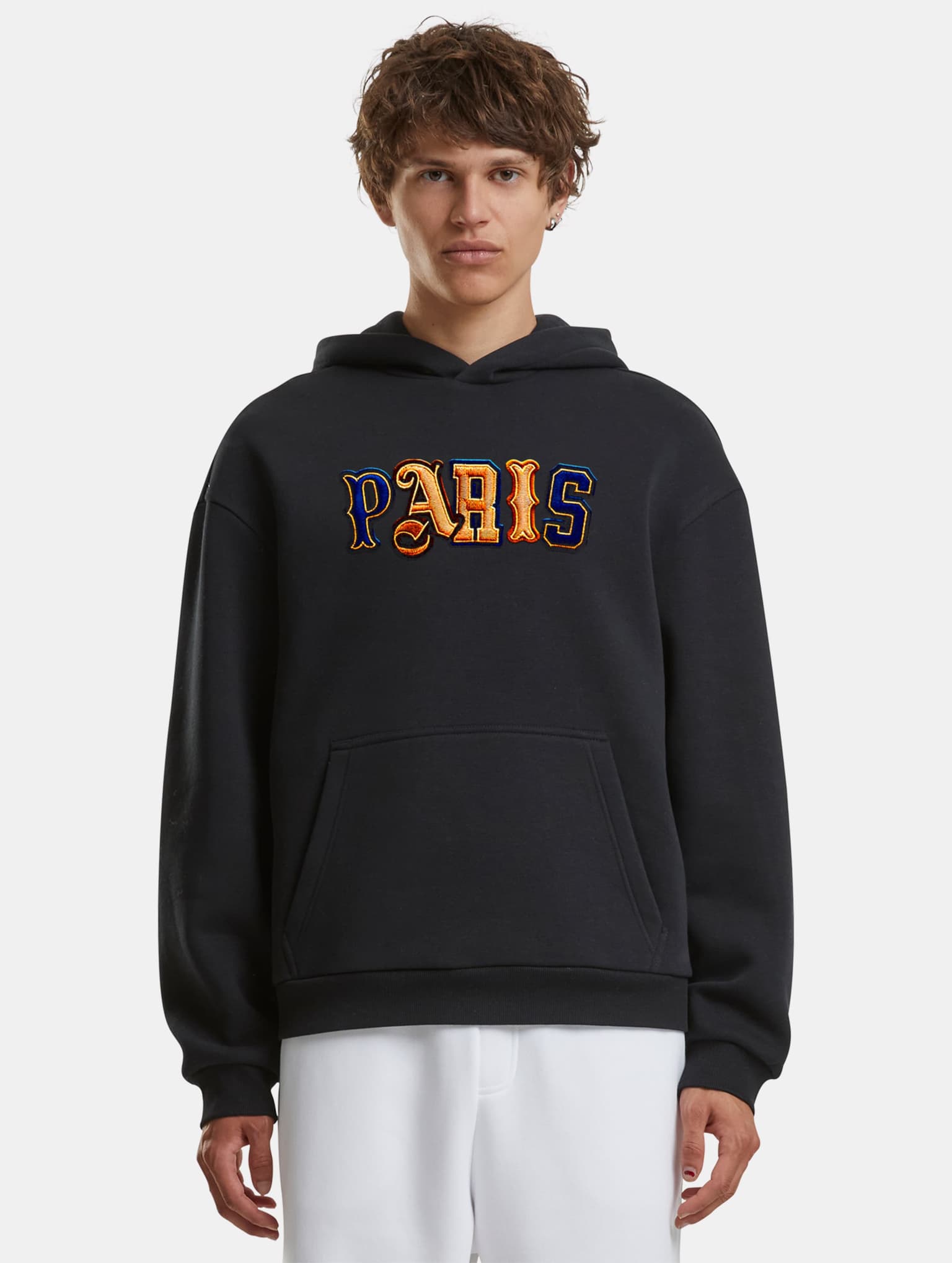 Mister Tee Paris Wording Patch Style Fluffy Hoody