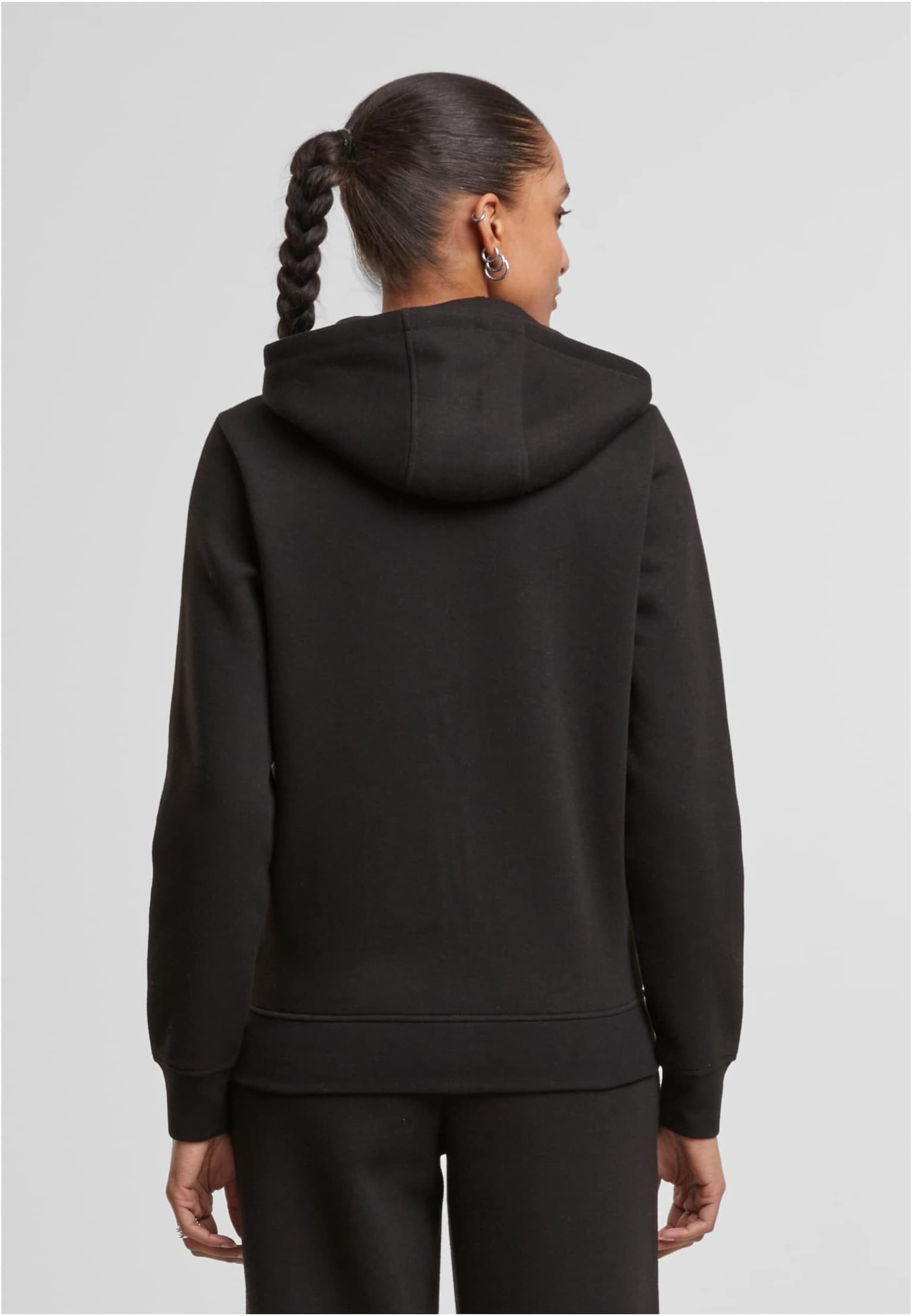 Urban Classics Ladies Basic Essential Zip Hoody – Bild 2