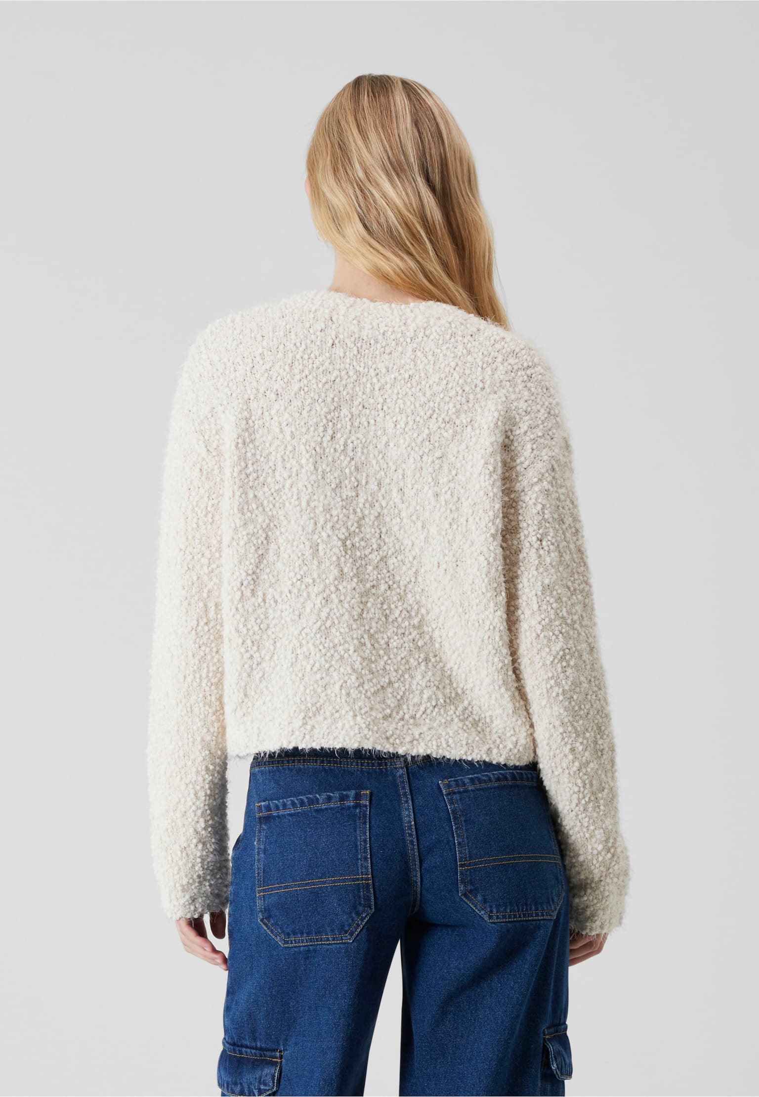 Noisy May NMSASSY L/S O-NECK KNIT FWD – Bild 2