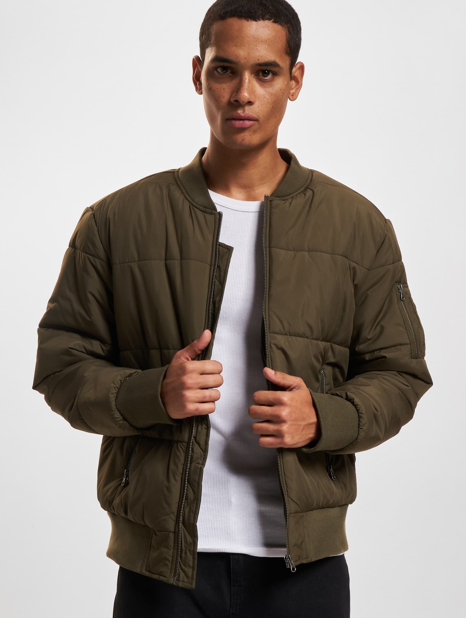 Urban Classics Basic Quilt Bomber Jacket
