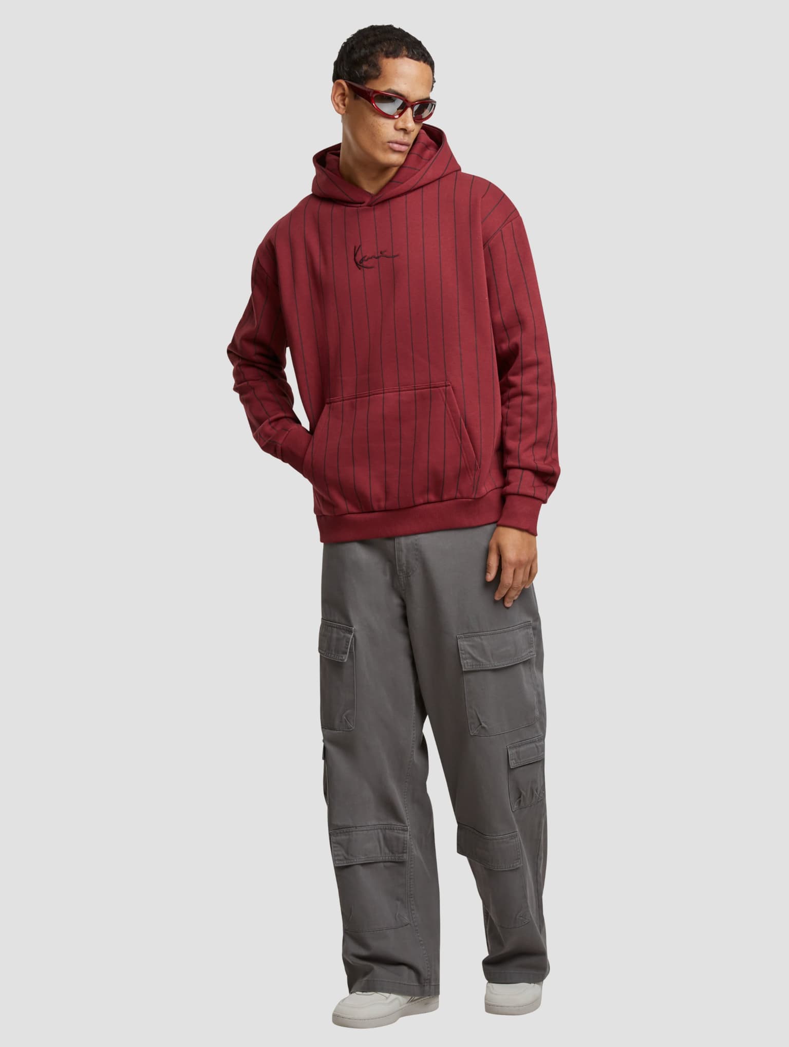 Karl Kani KK Small Signature Essential Pinstripe Hoodie – Bild 4