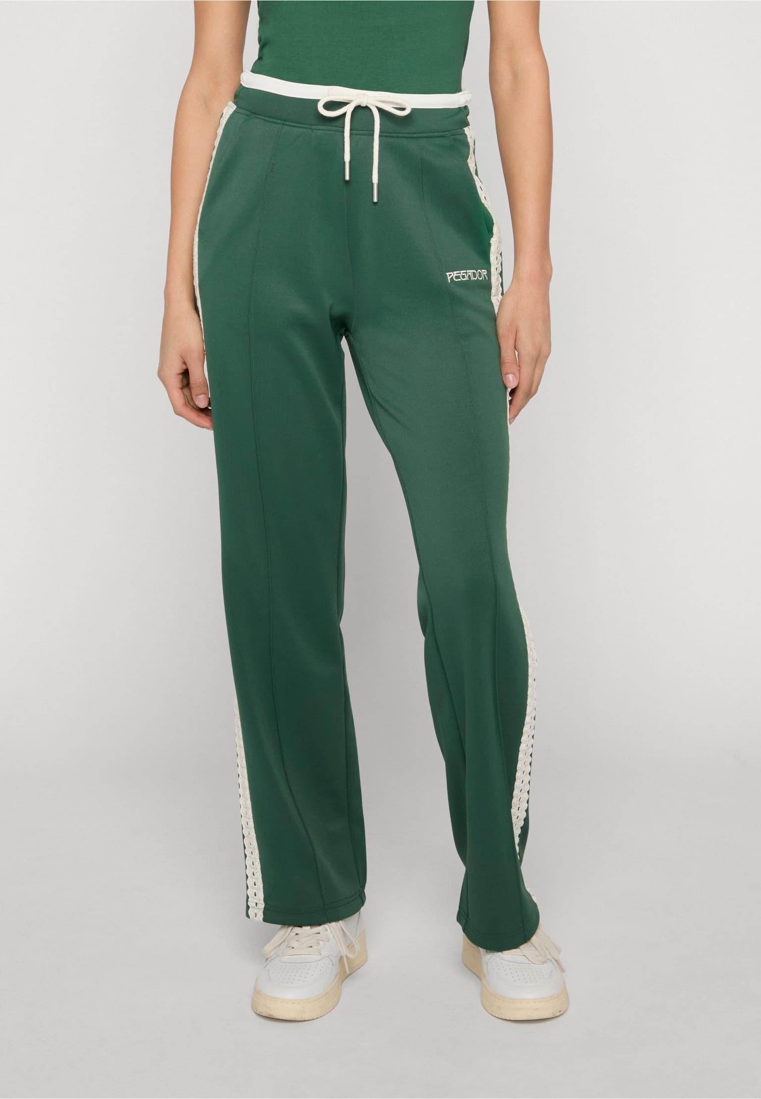 PEGADOR Tihany Lace Trackpants