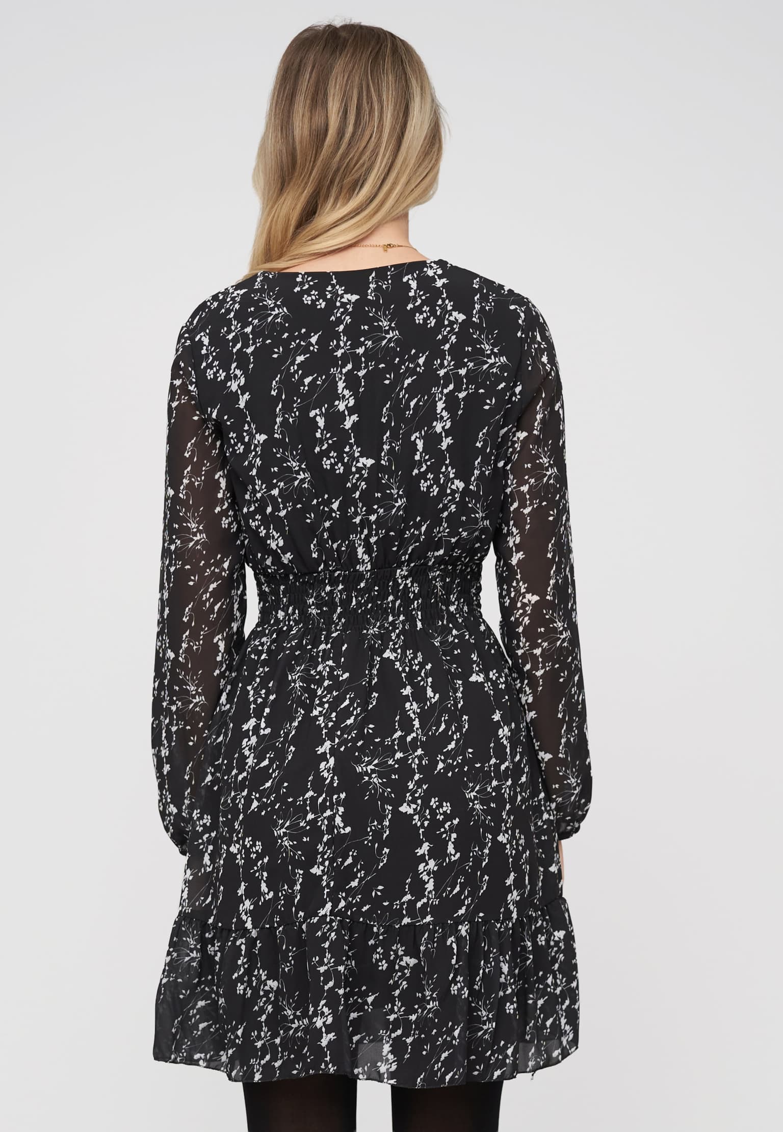 Cloud5ive Longsleeve Dress with abstract print – Bild 2
