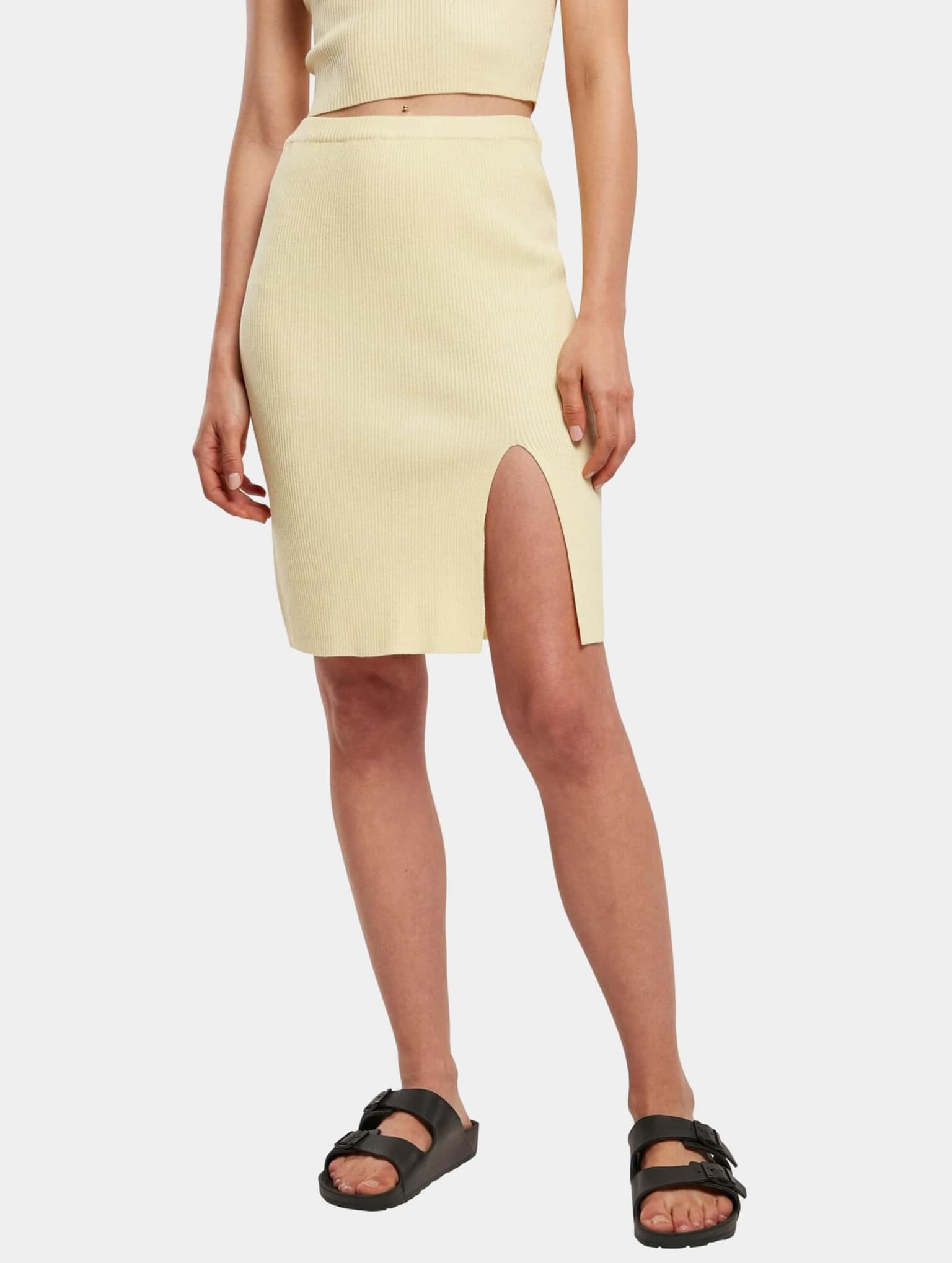 Urban Classics Ladies Rib Knit Skirt