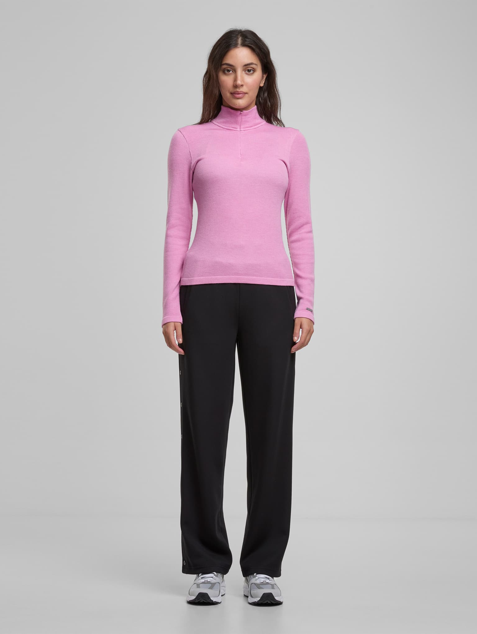 AMN-244-TOP-23100180-131 AIMN Ribbed Wool Half Zip – Bild 3