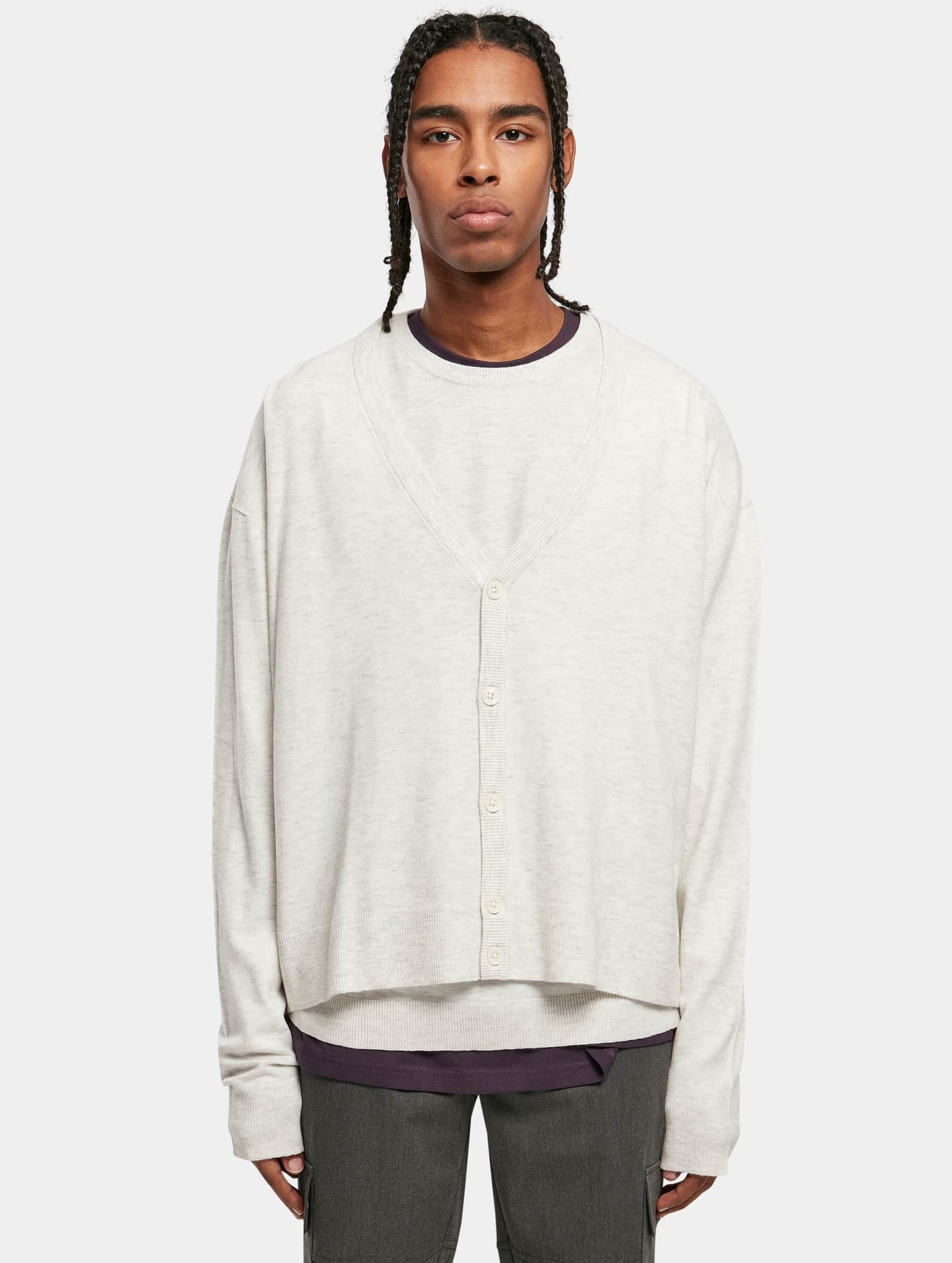 Urban Classics Eco Mix Boxy Cardigan – Bild 3