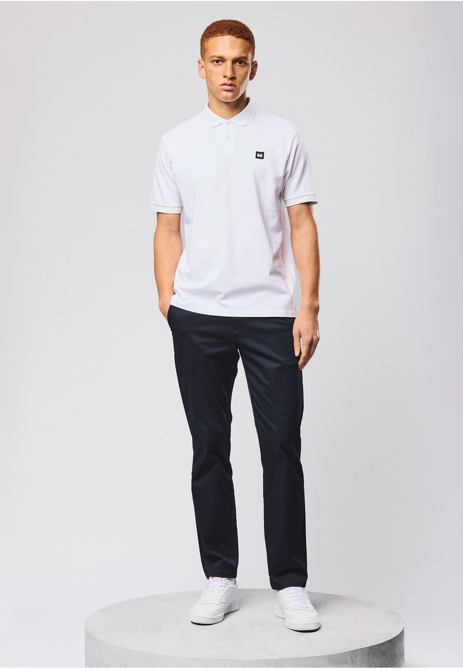 Weekend Offender LEVANTO POLO WITH CONTRAST TIPPING – Bild 2