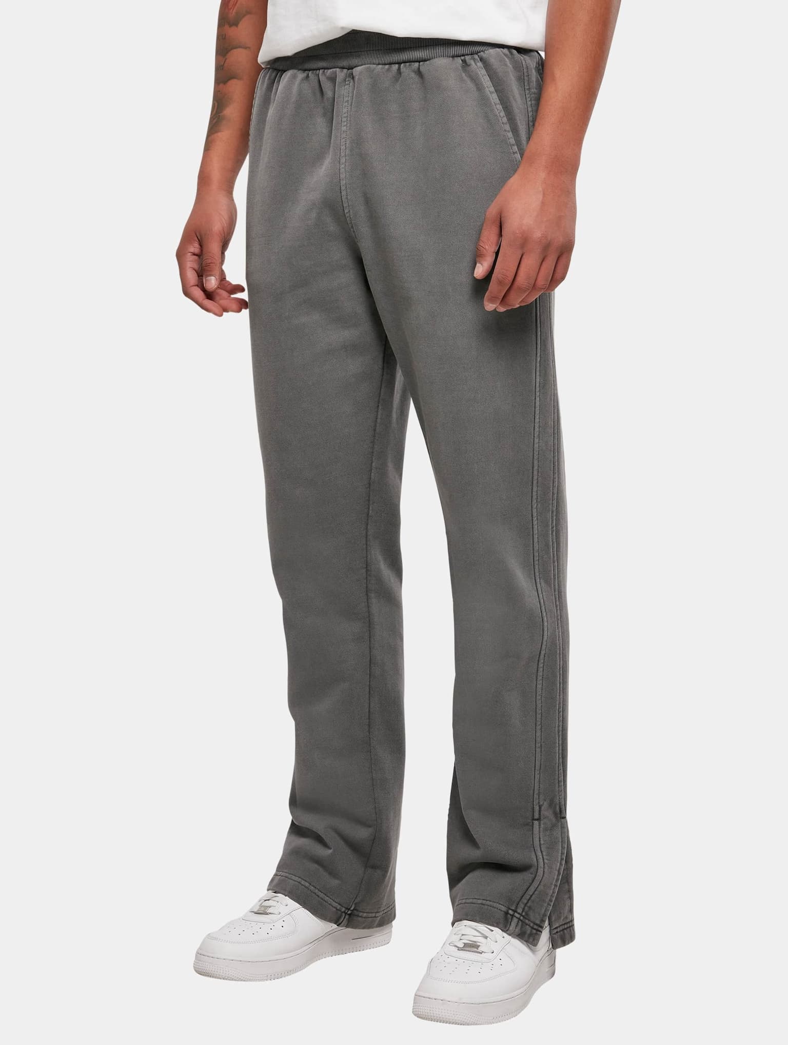 Urban Classics Heavy Terry Garment Dye Slit Sweatpants