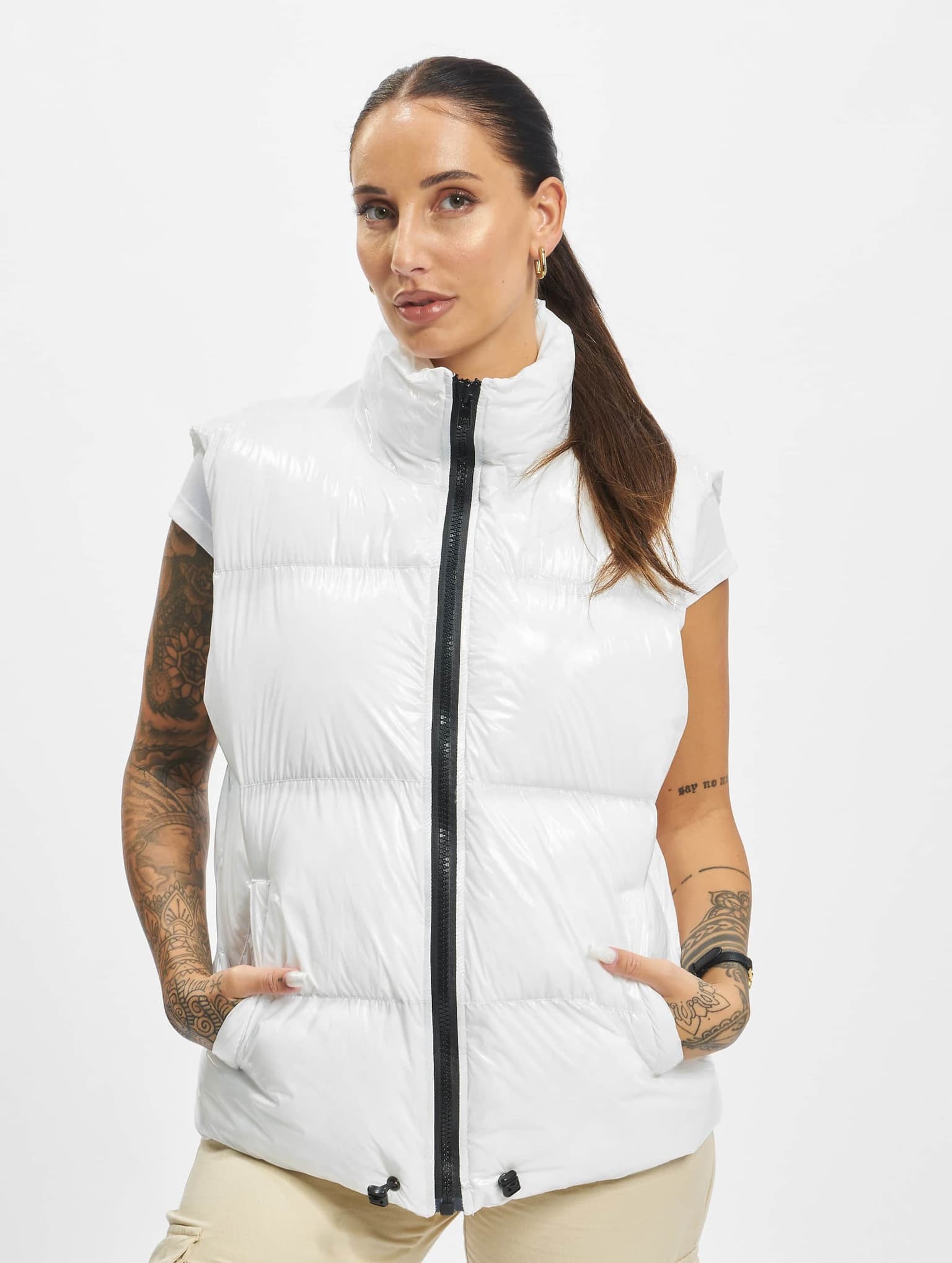 DEF Shiny Puffer Vest – Bild 4
