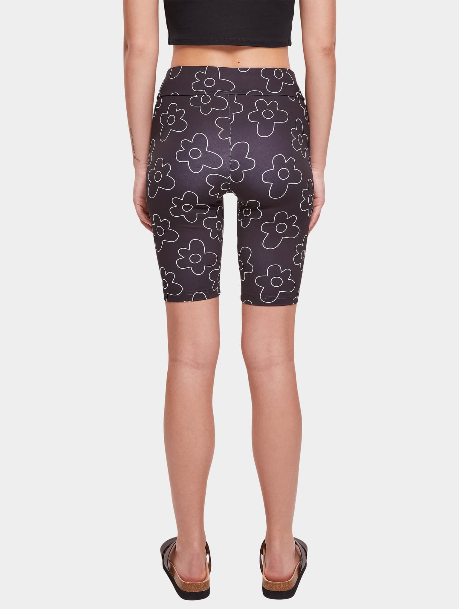Urban Classics Ladies High Waist AOP Tech Cycle Short – Bild 2