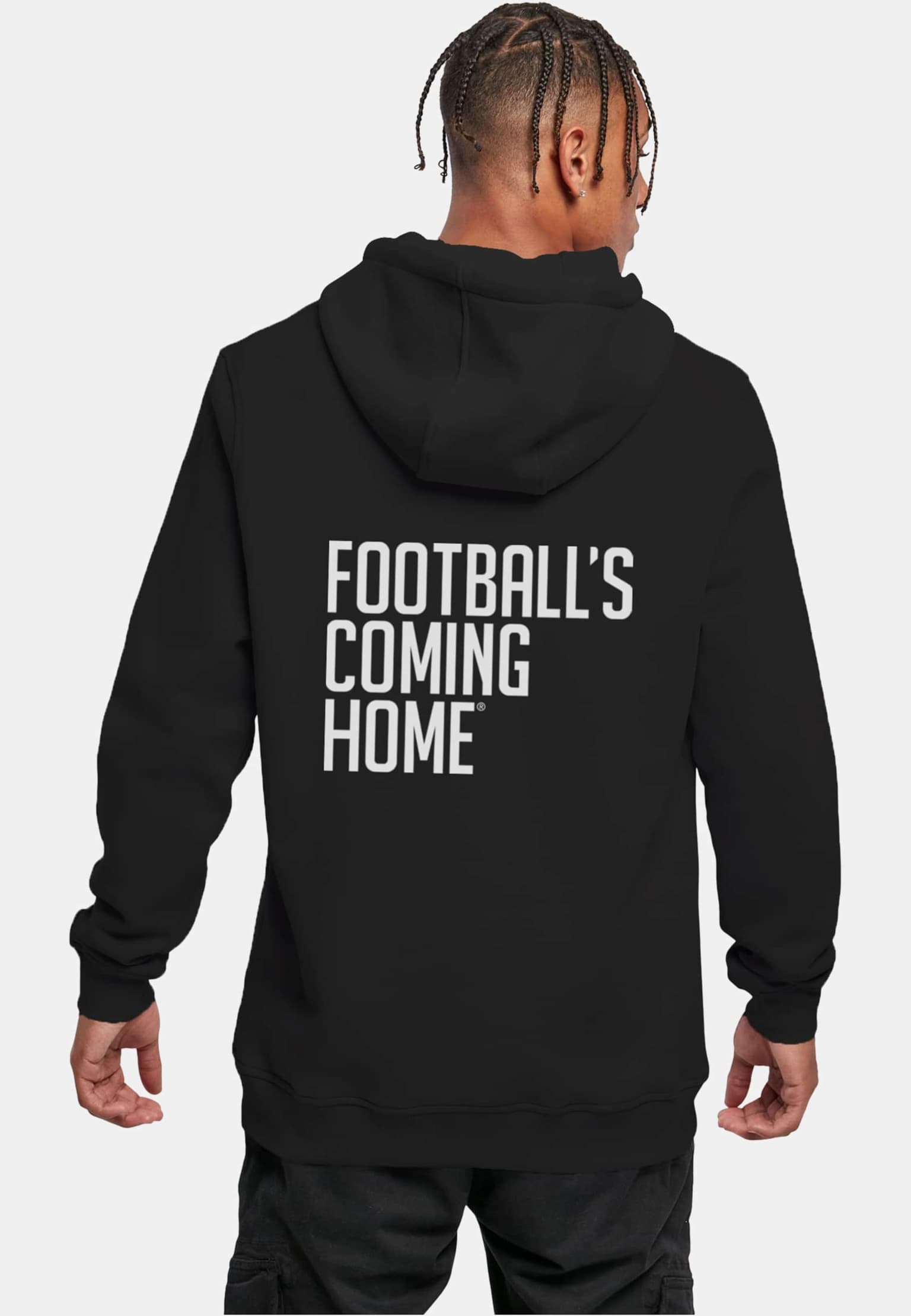 Merchcode Football's coming home back Logo Hoody – Bild 2