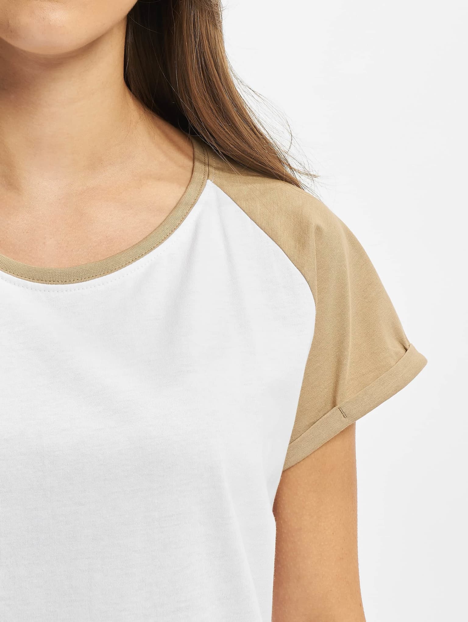 Urban Classics Ladies Contrast Raglan Tee – Bild 4