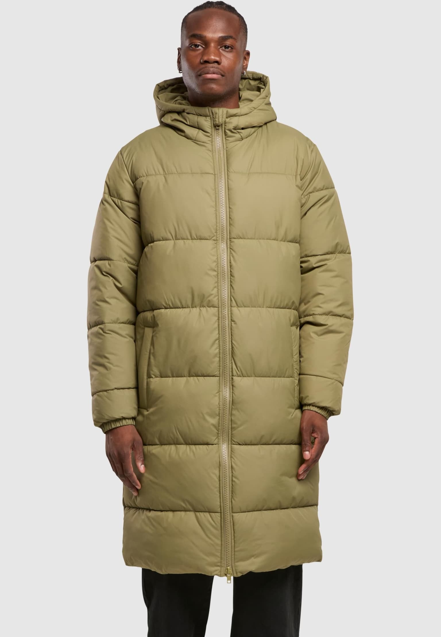 Urban Classics Mens Long Puffer Coat – Bild 3