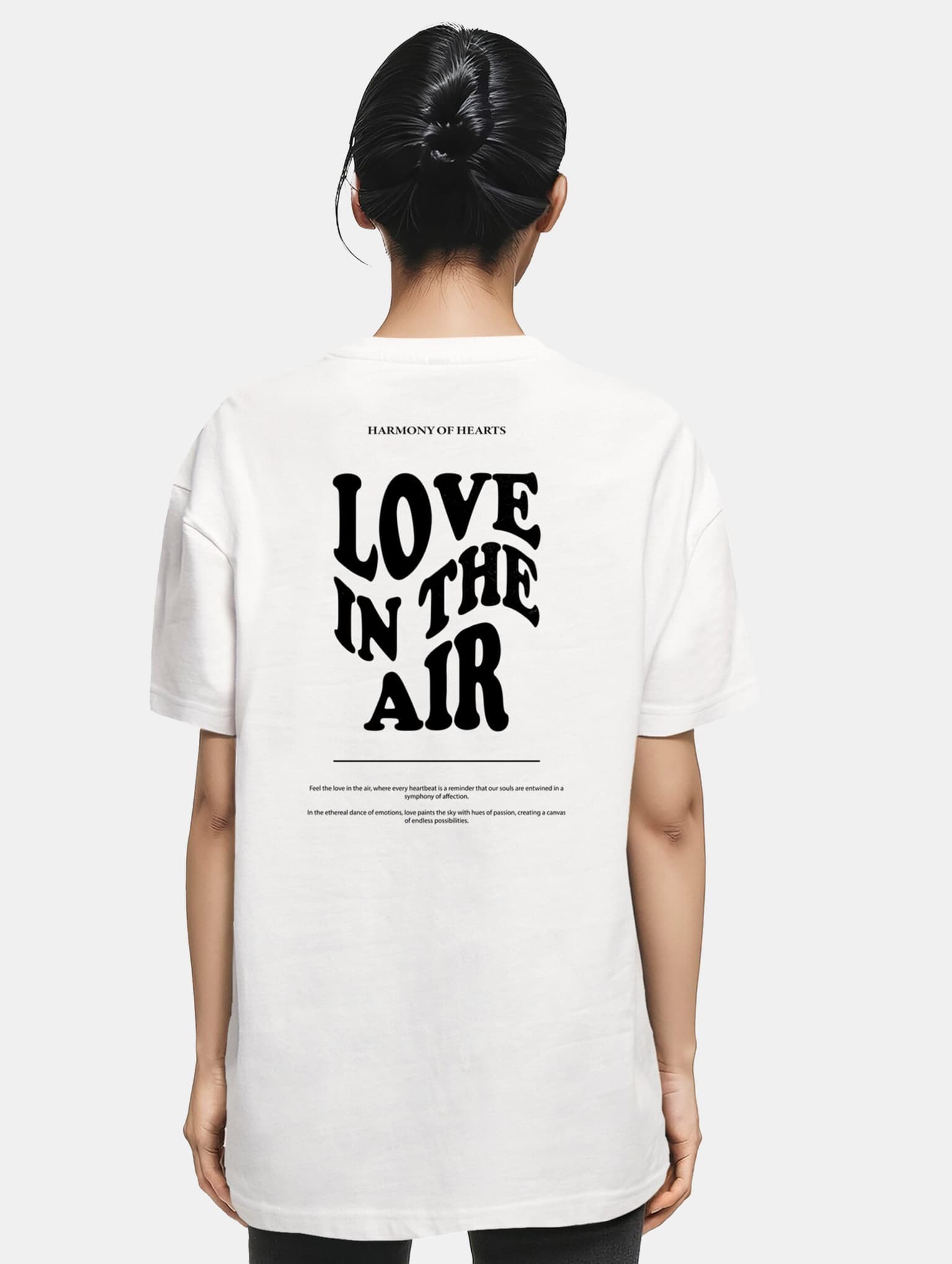 Merchcode Ladies Love In The Air Oversized Boyfriend Tee – Bild 2