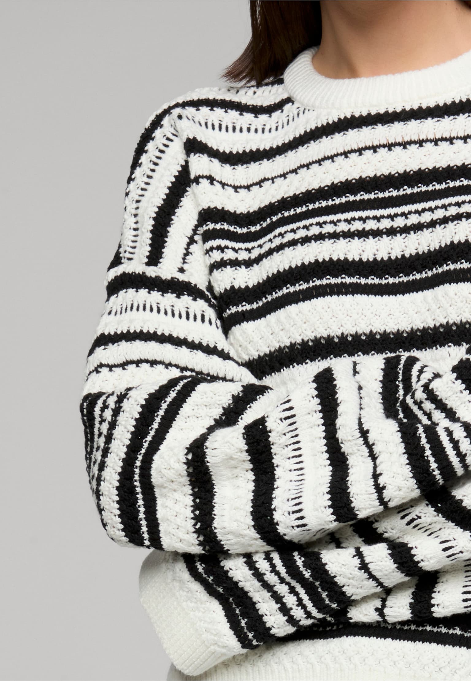 Noisy May NMZOBIYA L/S O-NECK KNIT FWD – Bild 4