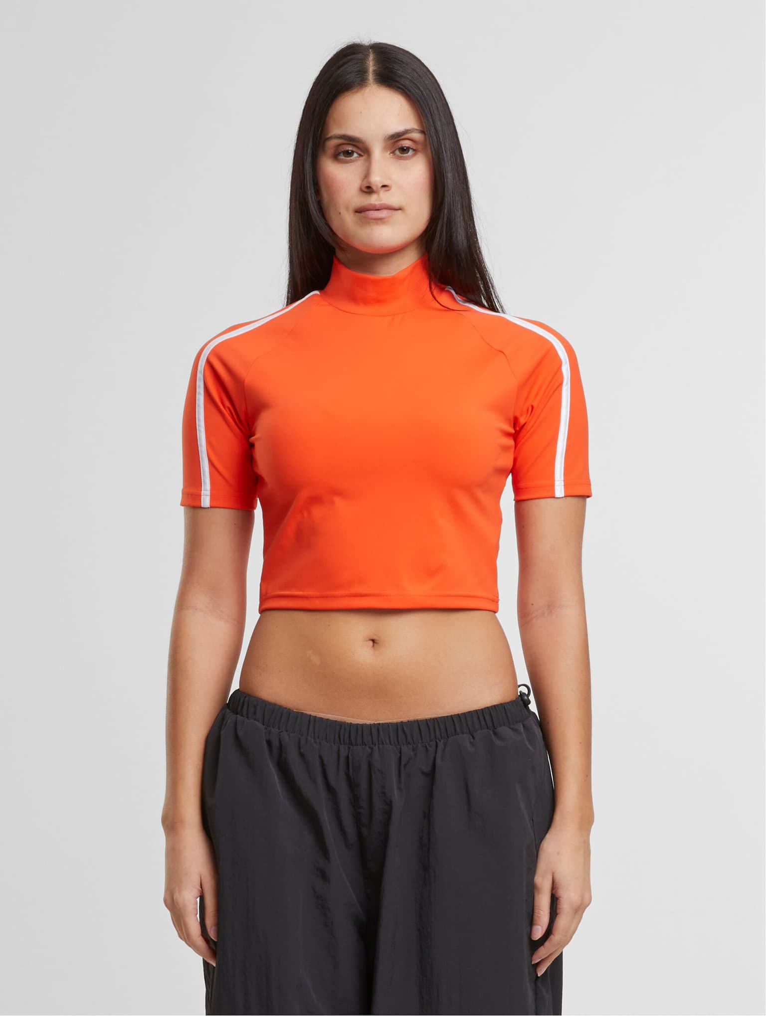 Urban Classics Ladies High Neck Short Tee – Bild 3