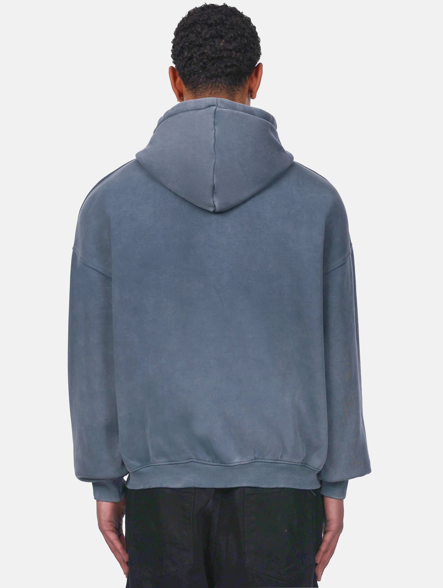 Dropsize SUPER HEAVY OVERISZE RAW EDGES ZIP HOODIE – Bild 2