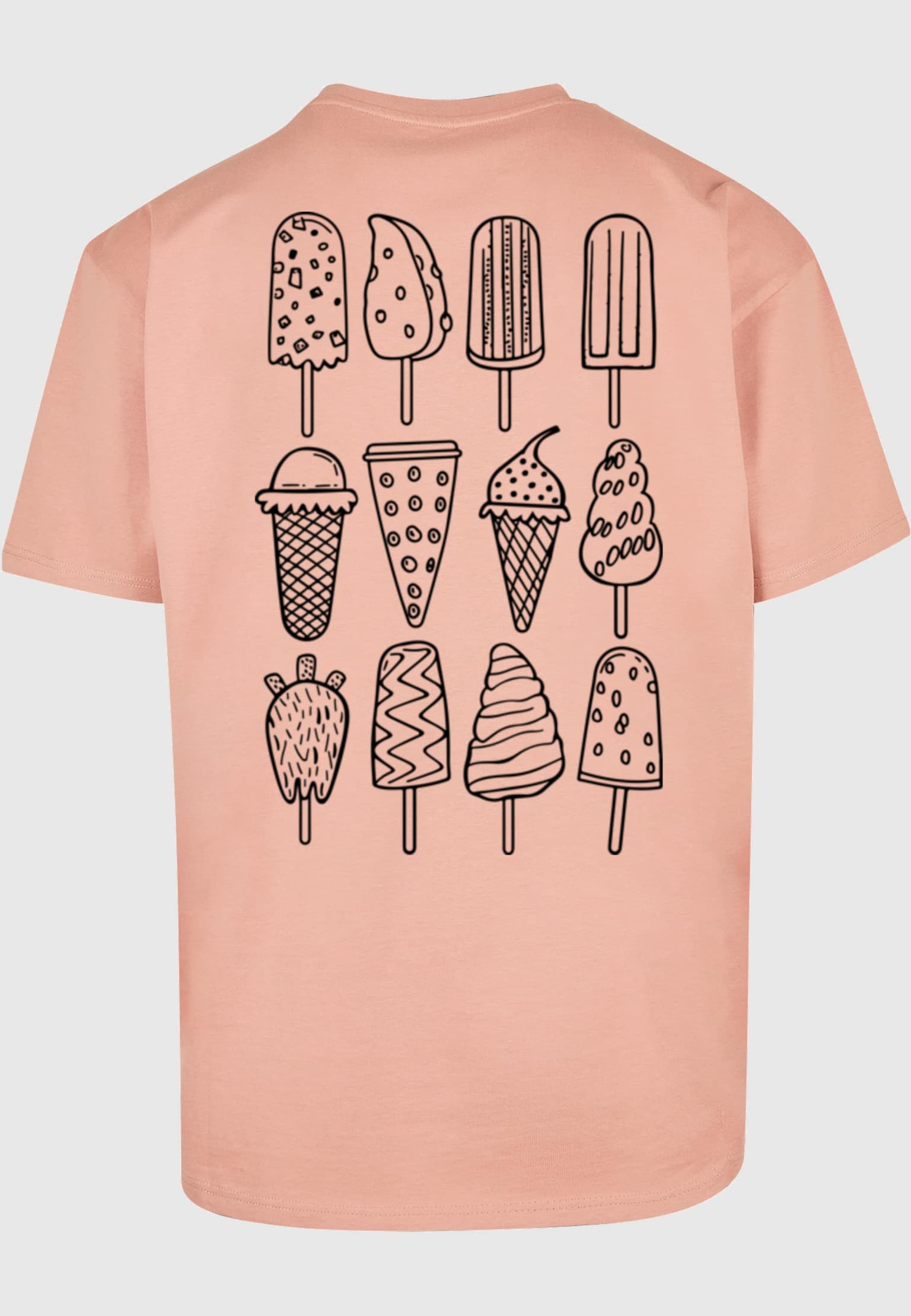 Merchcode Ice Cream Oversized T-shirt – Bild 3