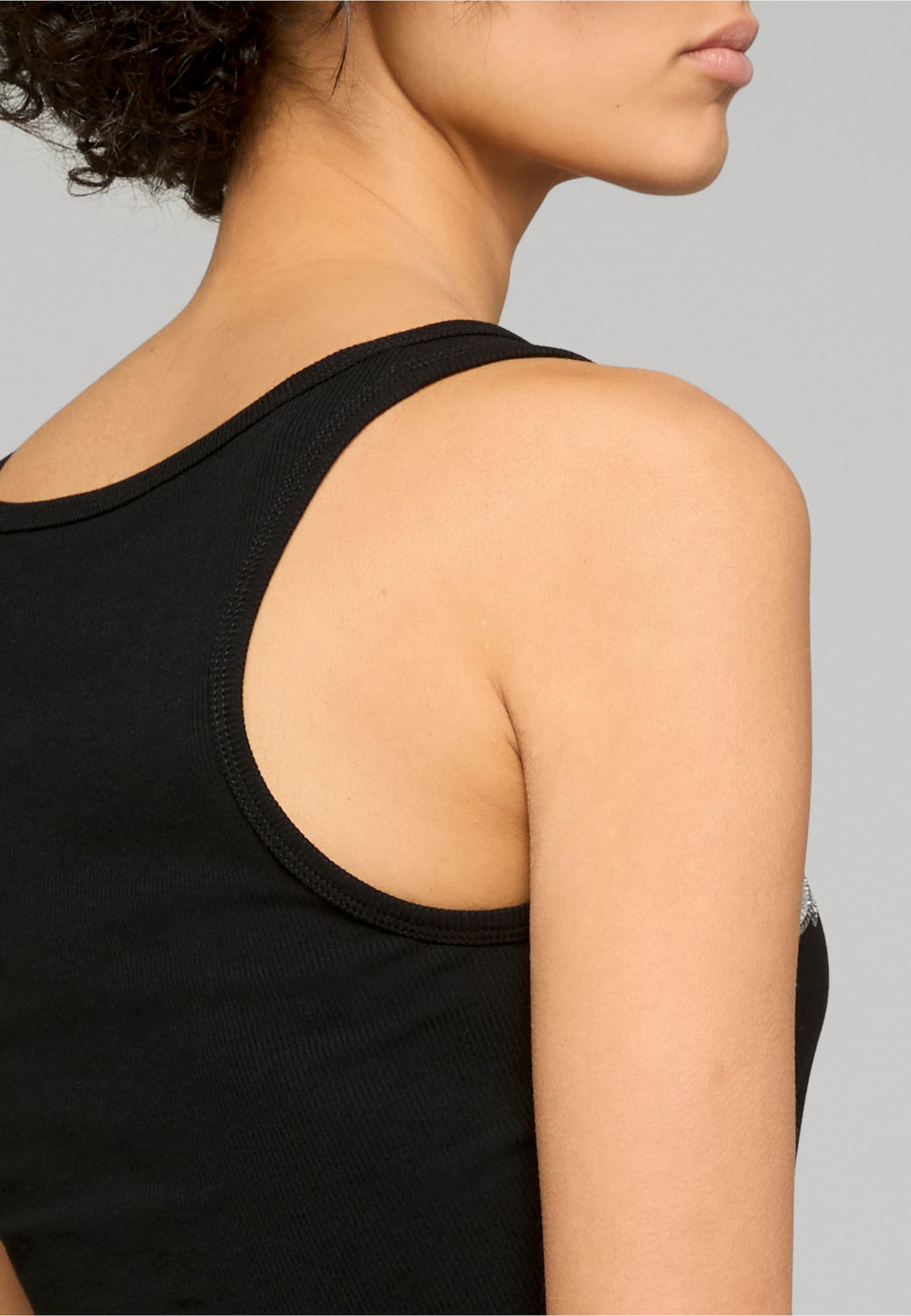 True Religion CRYSTAL SQUARE NECK RIB TANK – Bild 4