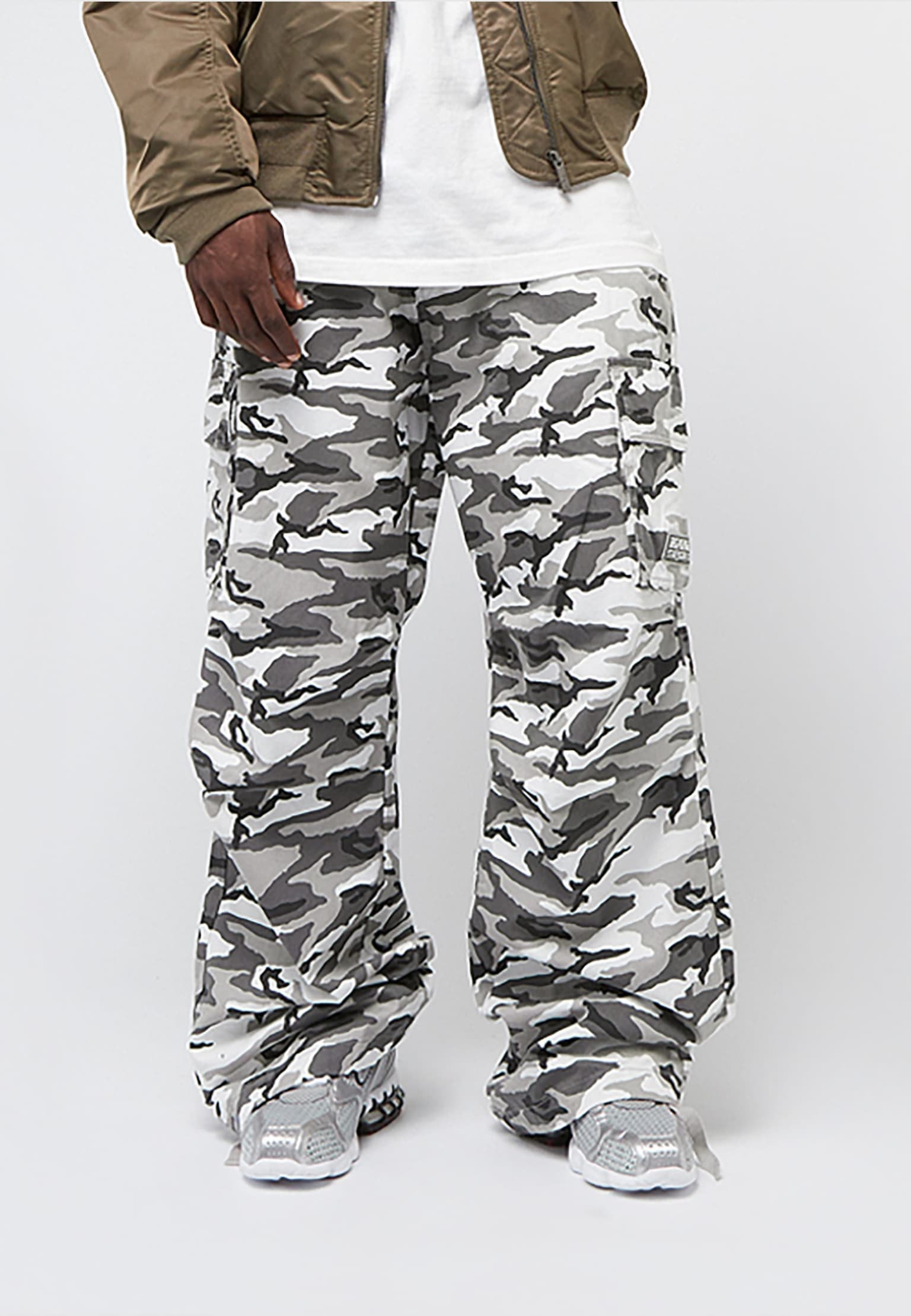 Karl Kani Sport Patch Camo Cargo Pants