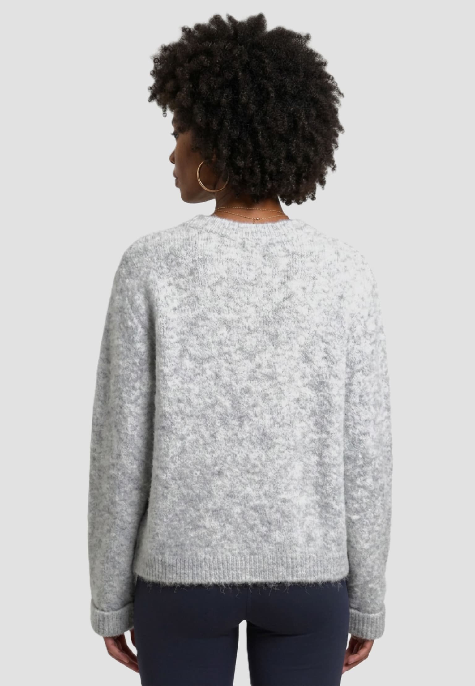 AMN-244-SW-24080449-108 AIMN Alpaca Knit Sweater – Bild 2