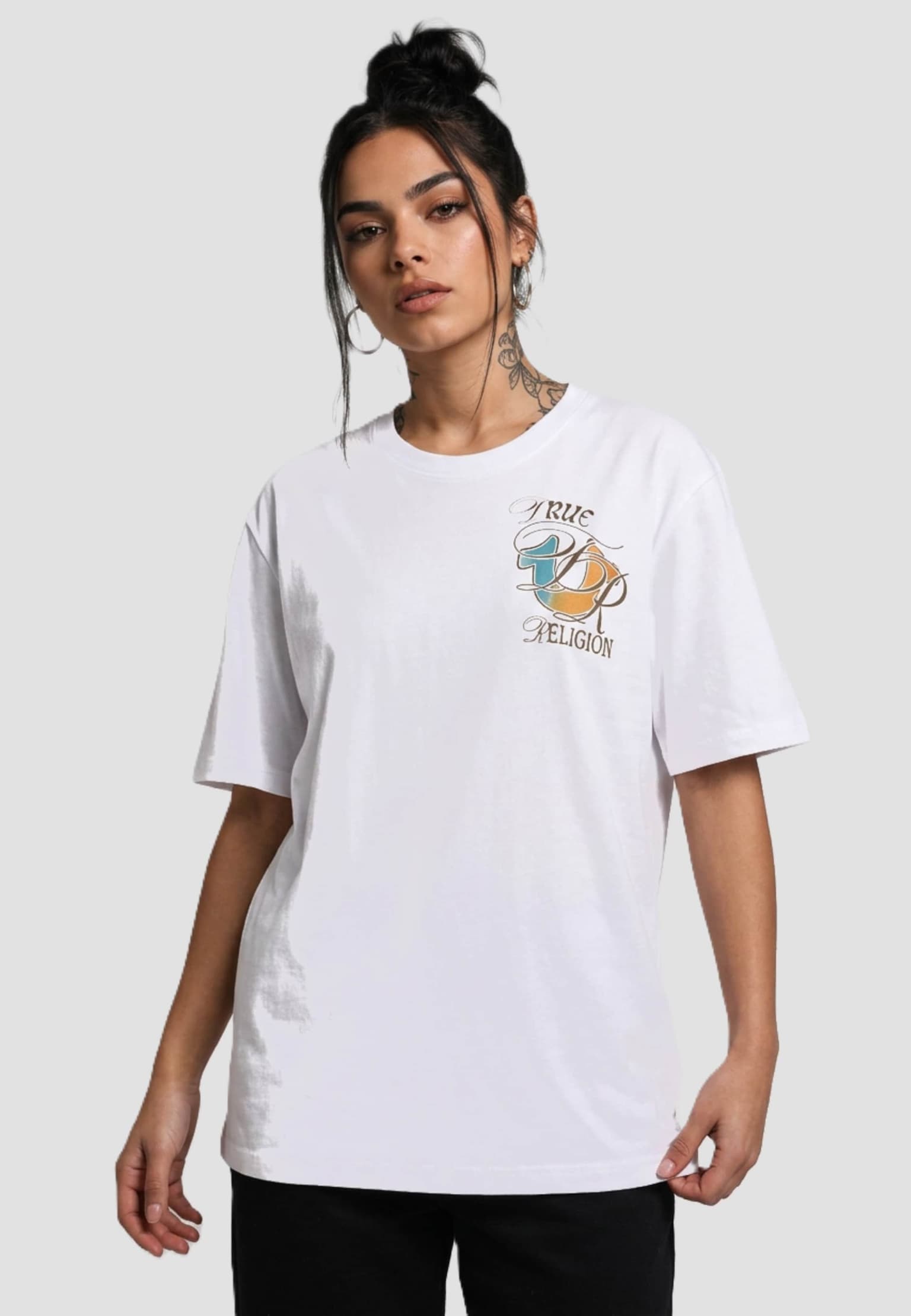 True Religion SS OMBRE GRAPHIC TEE – Bild 2