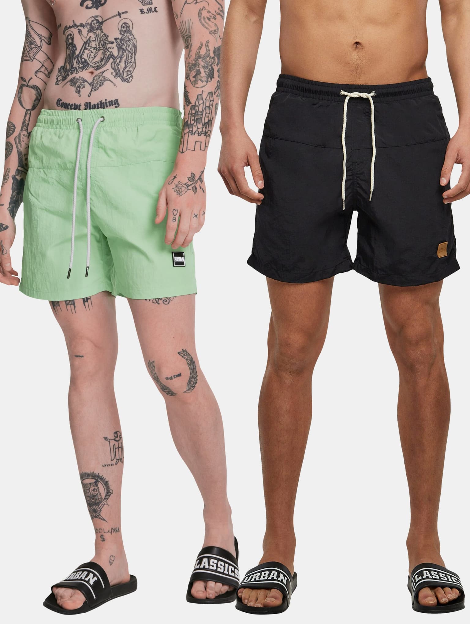Urban Classics Block Swim Short 2-Pack
