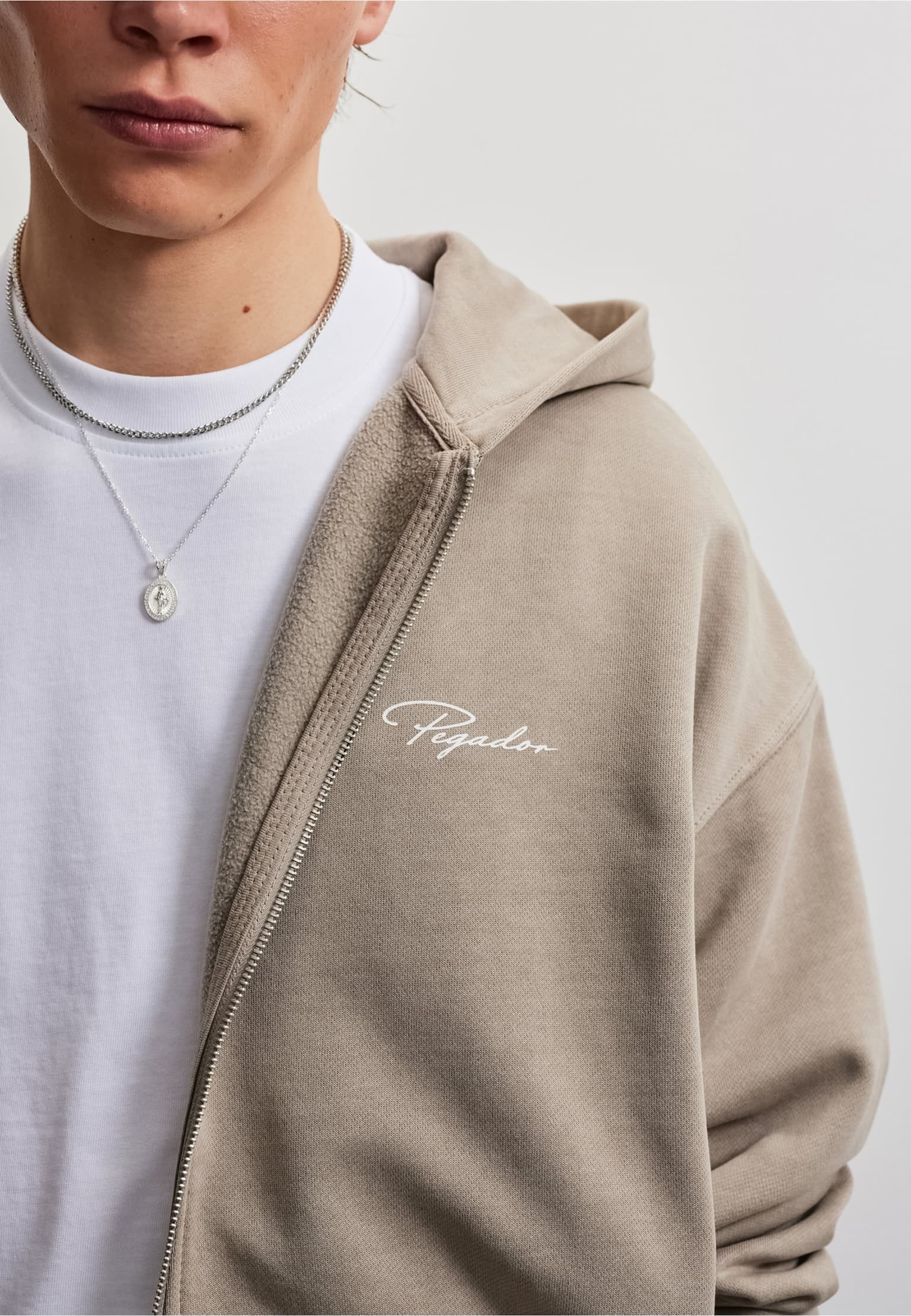 PEGADOR Pike Oversized Sweat Jacket – Bild 4