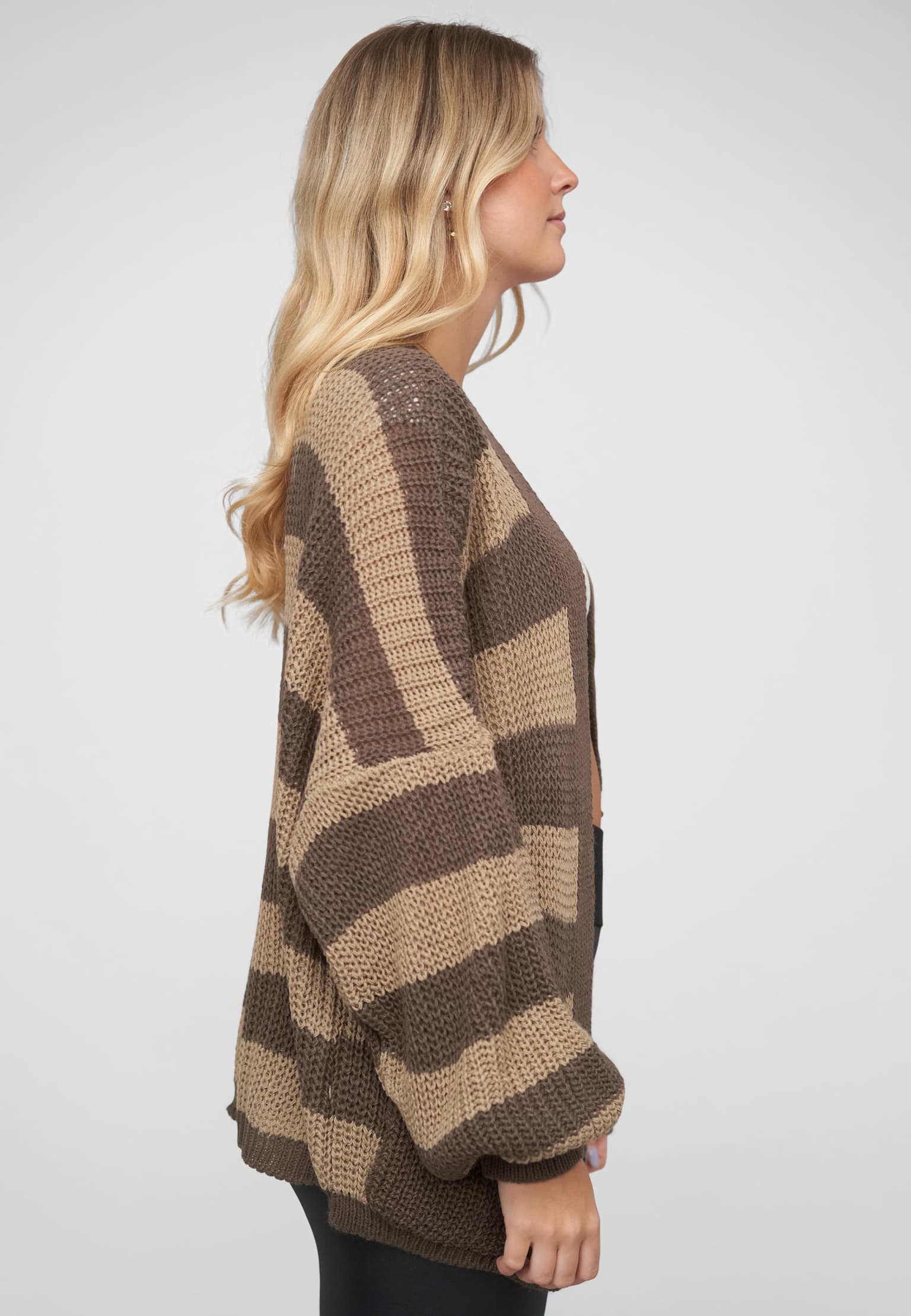 Cloud5ive Knit Cardigan with stripes – Bild 4