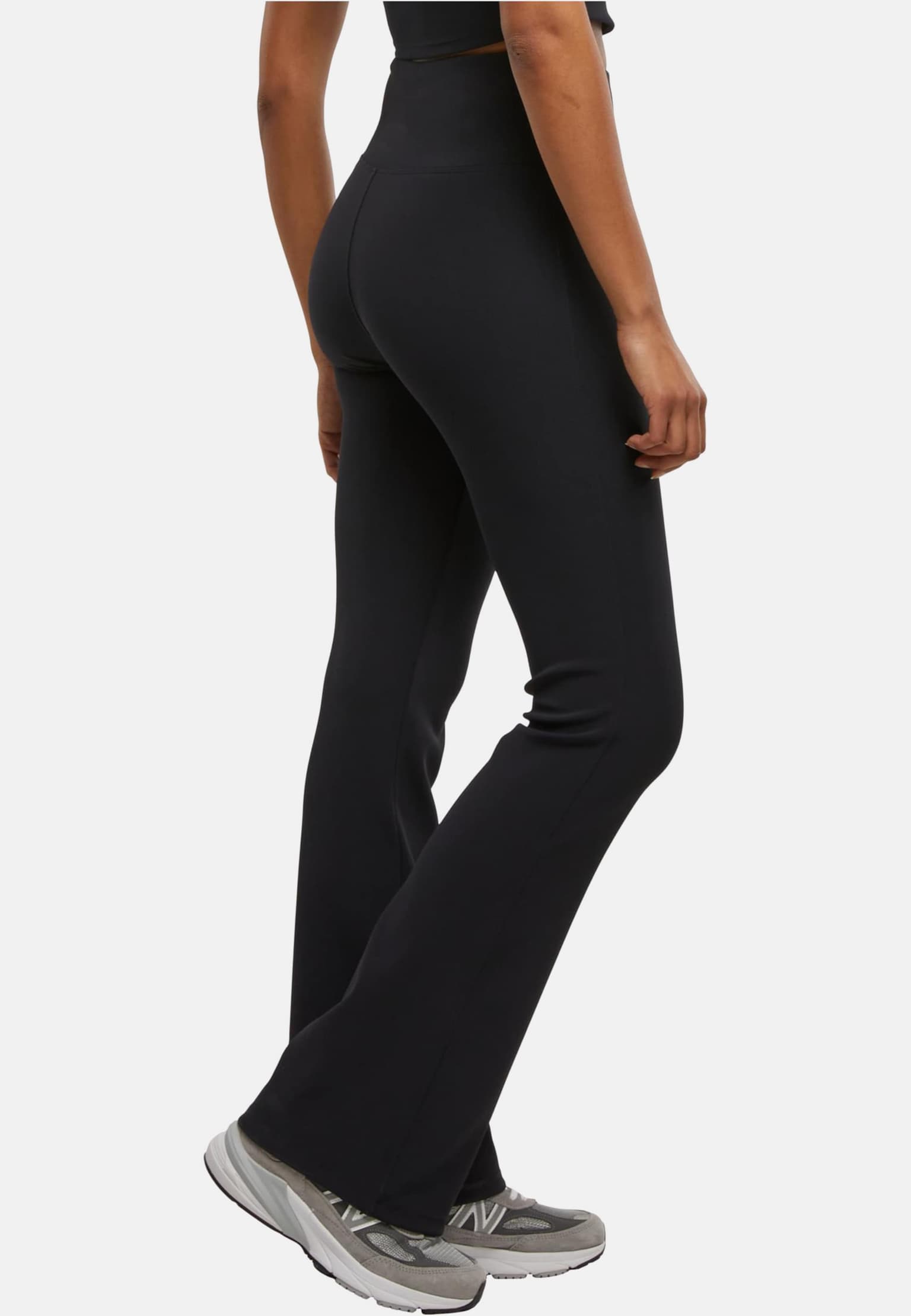 Urban Classics Ladies Flared Leggings Rib – Bild 4