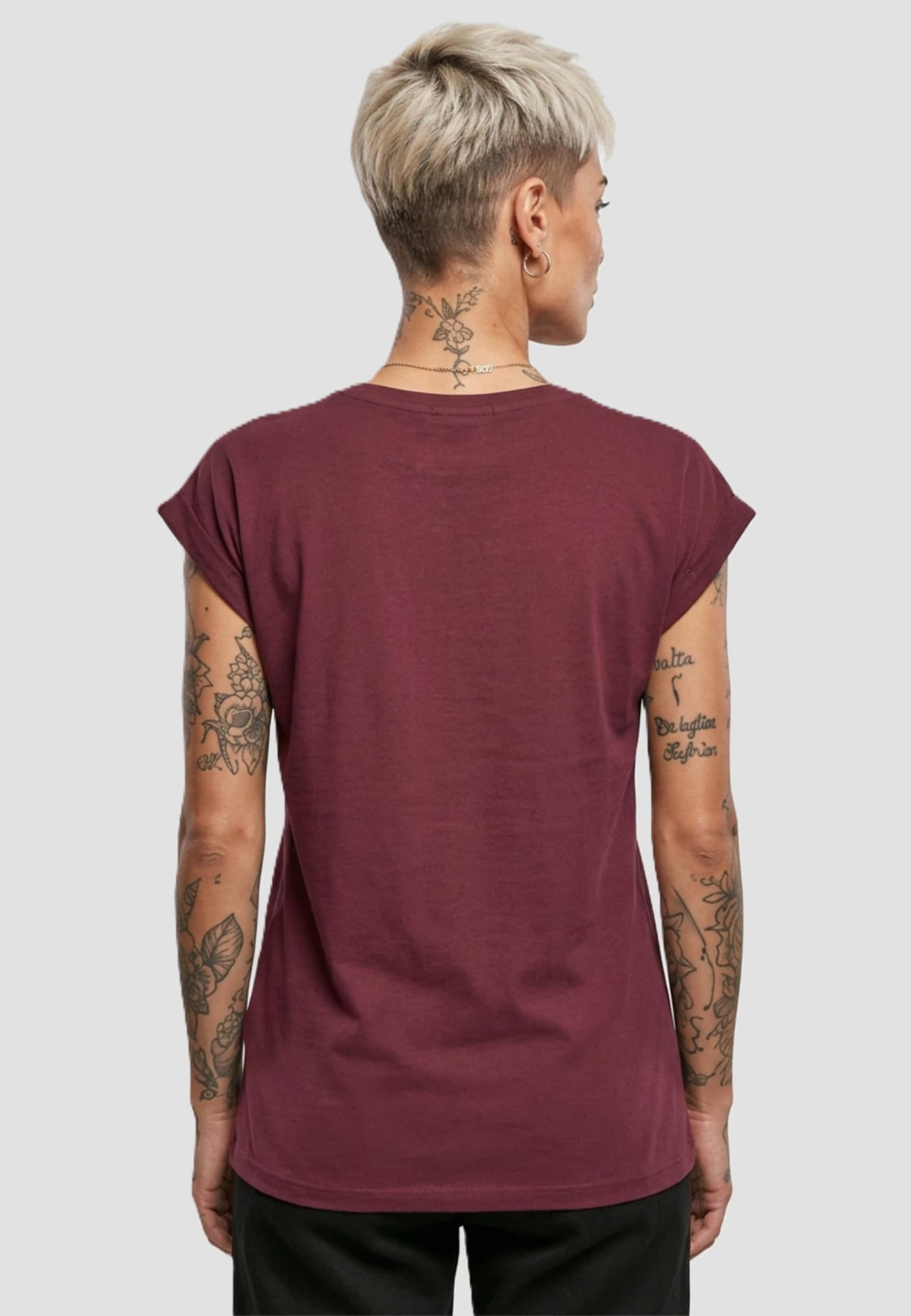 Urban Classics Ladies Extended Shoulder Tee – Bild 2