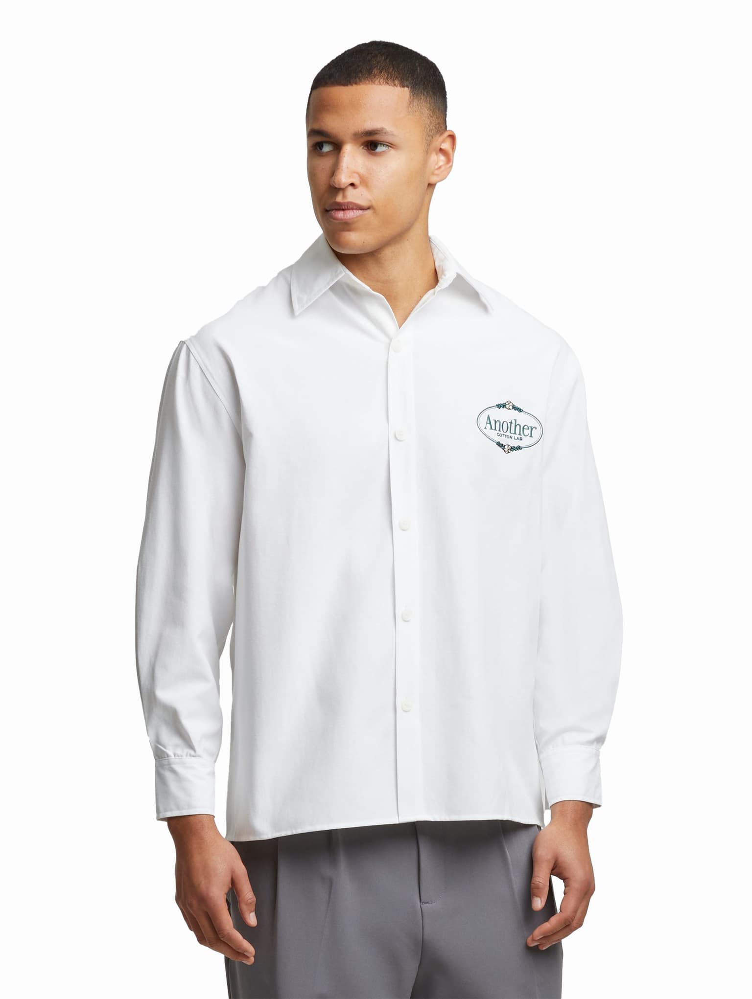 Another Cotton Lab Logo Button Down Shirt – Bild 2