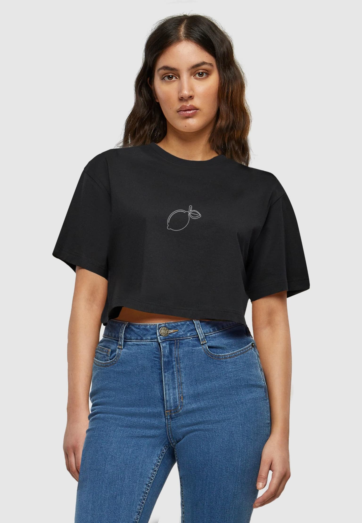 Merchcode Ladies Summer - Lemon Short Oversized Tee