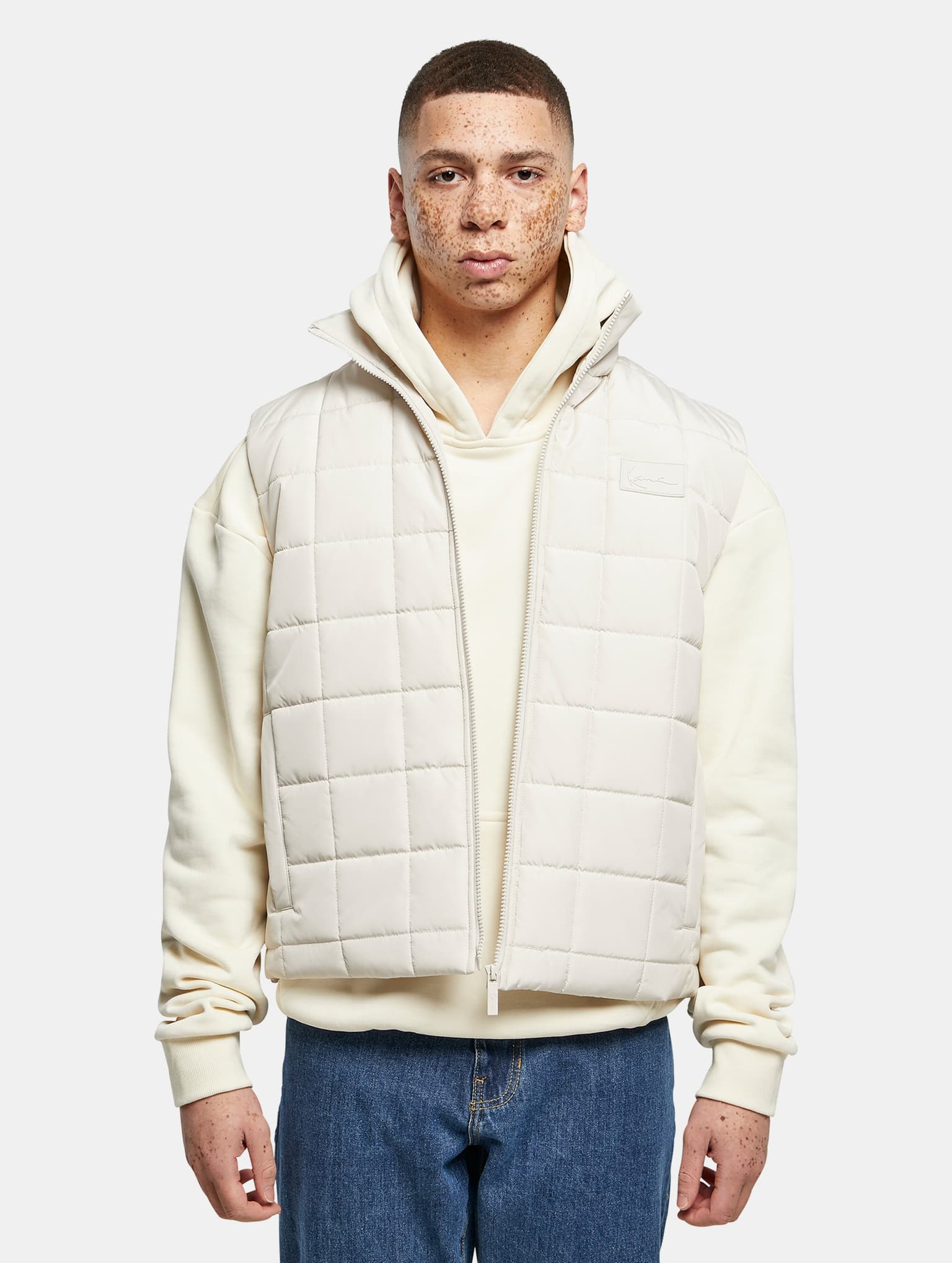Karl Kani Rubber Signature Woven Puffer Vest