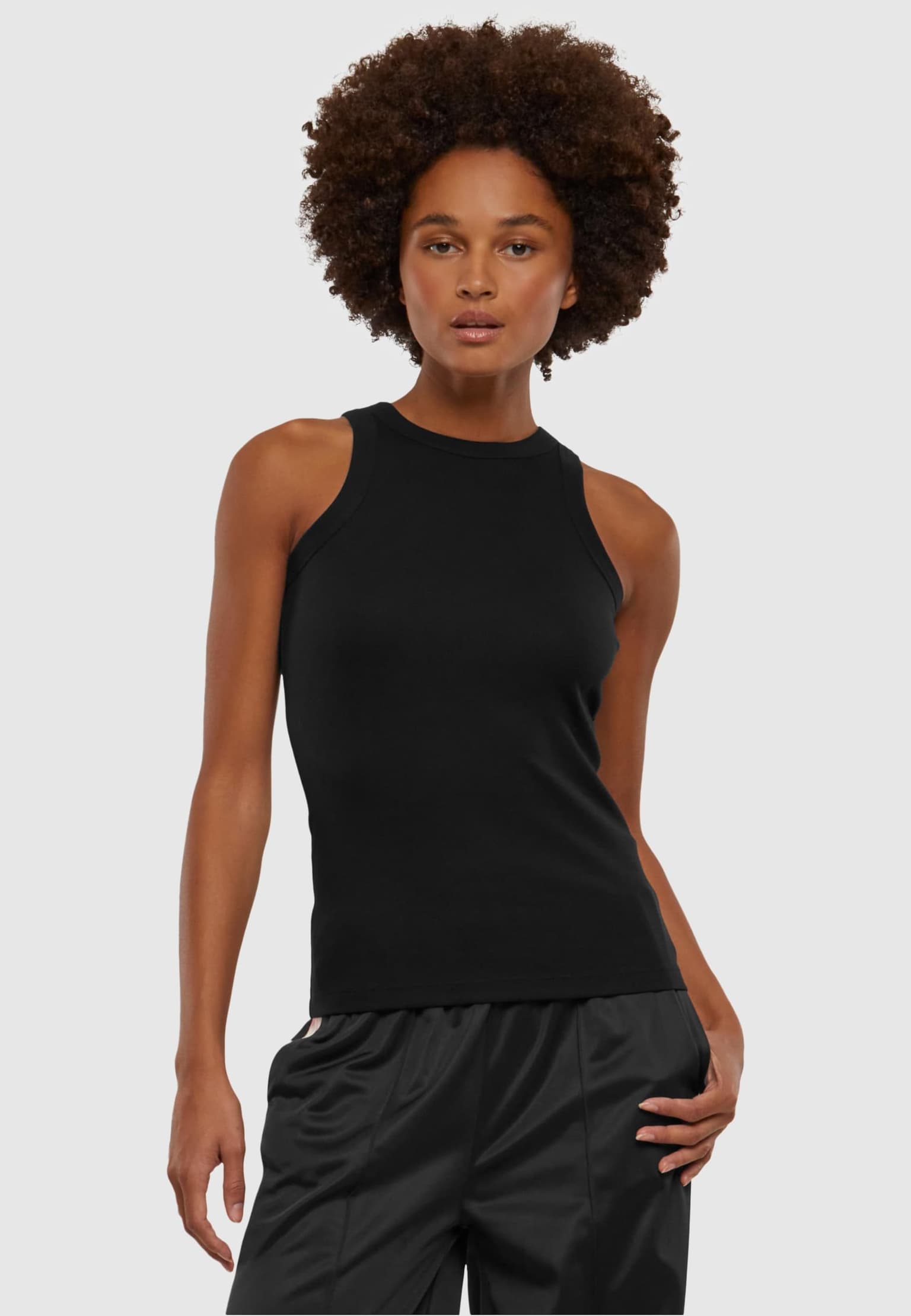 Urban Classics Ladies Racer Back Rib Top