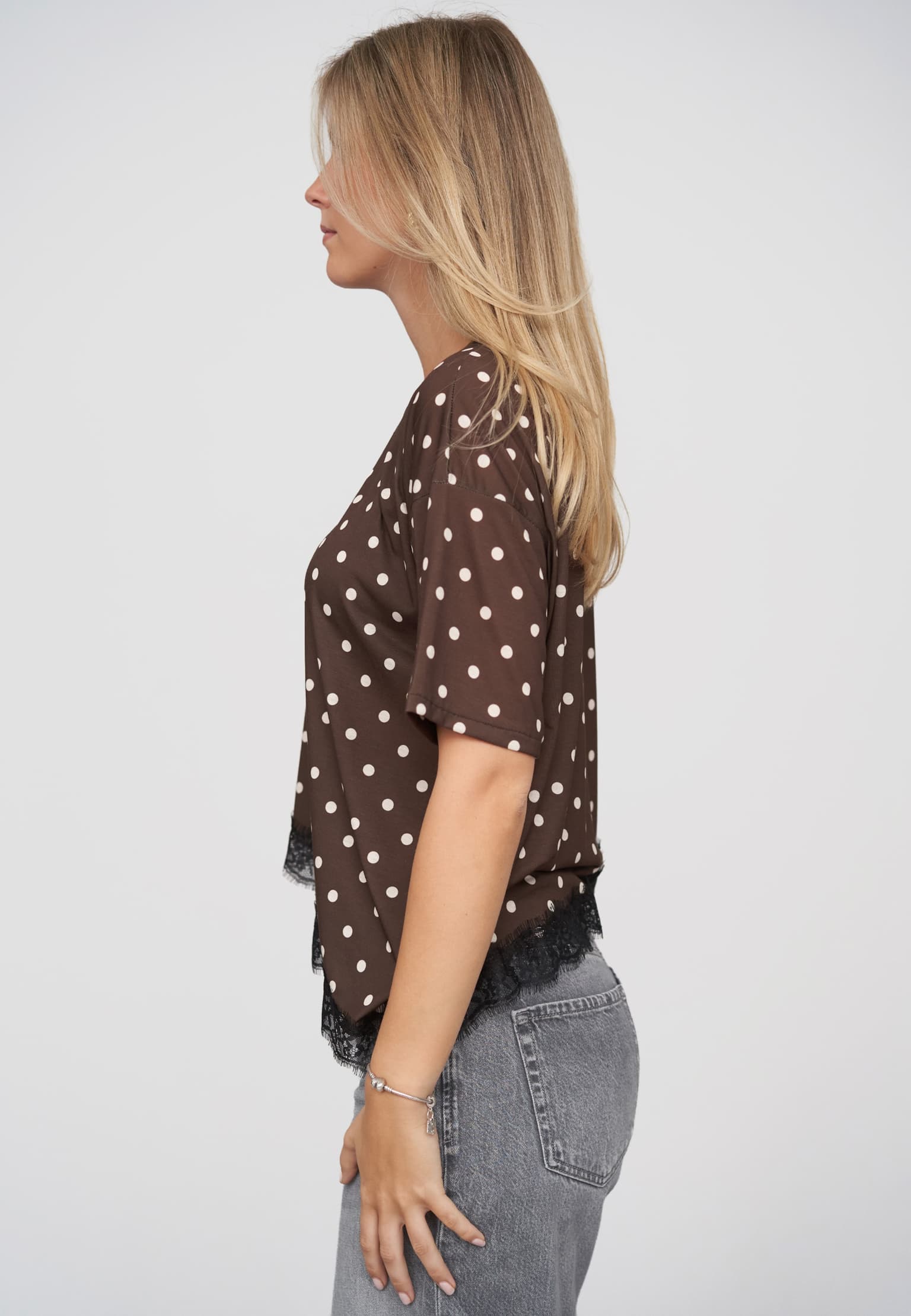 Cloud5ive Asymetric Lace Shirt – Bild 3