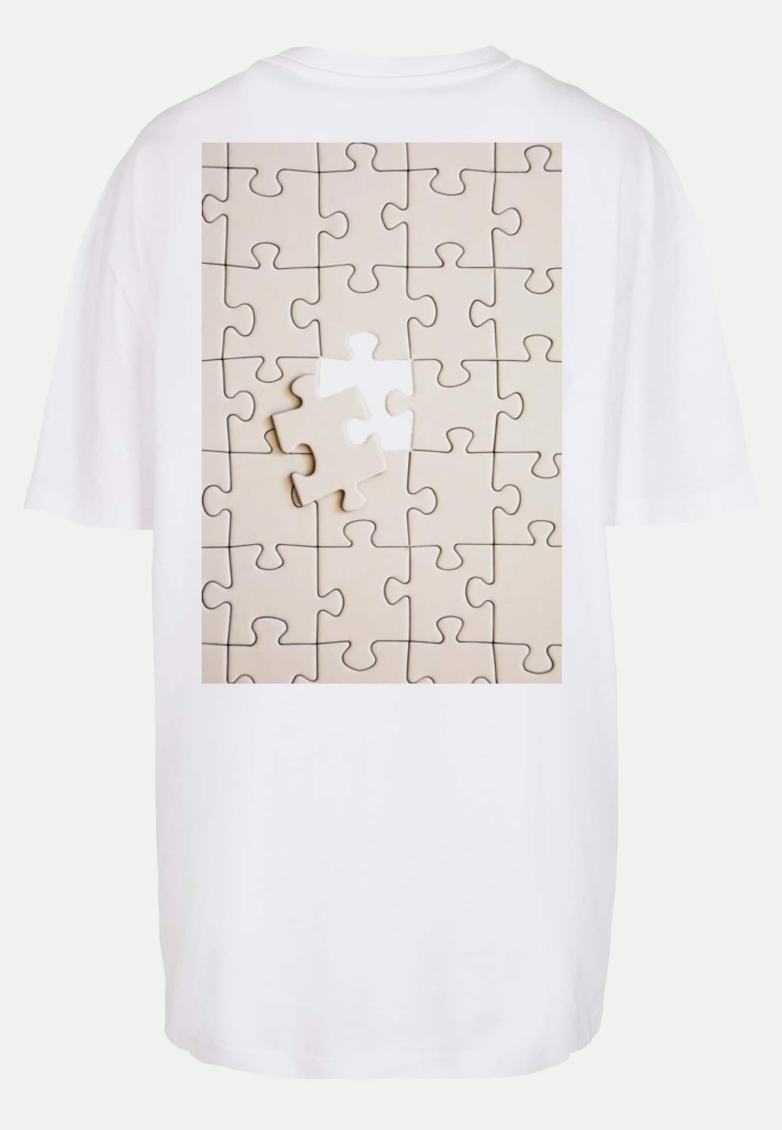Merchcode Ladies Missing Piece Oversized Boyfriend Tee – Bild 4
