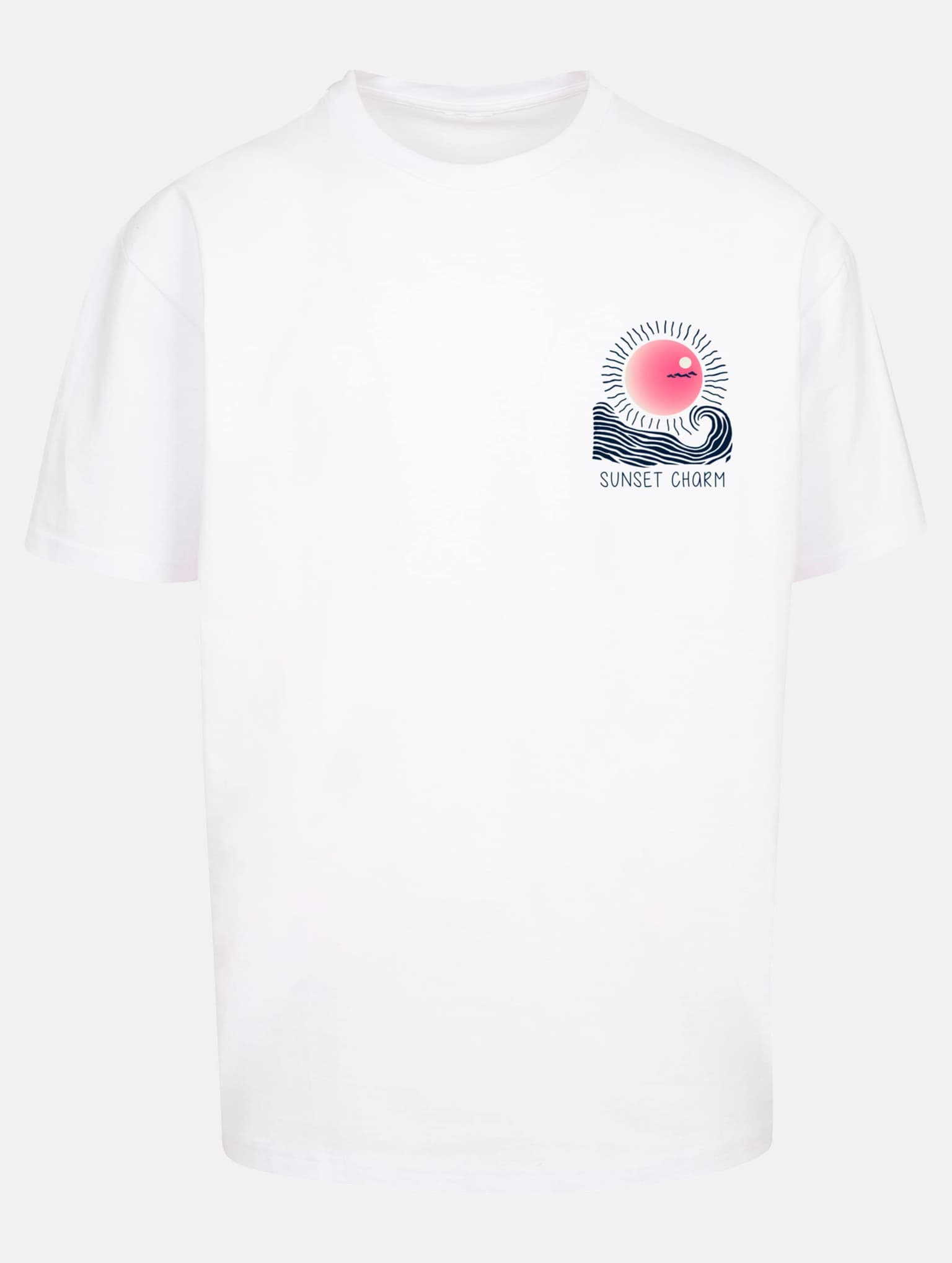 Merchcode Sunset Charm Oversized T-shirt – Bild 3