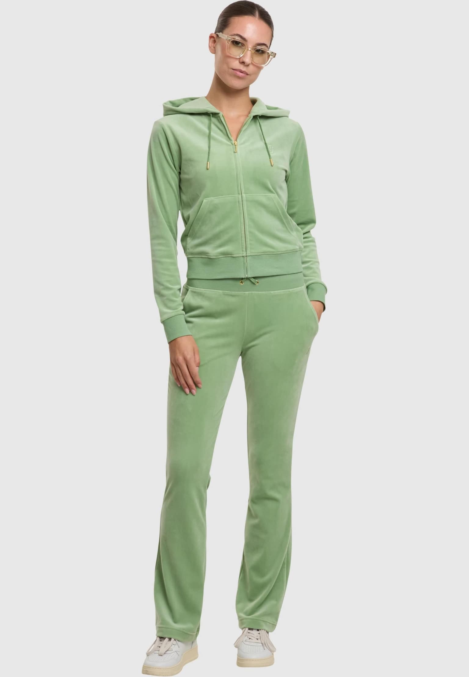 Juicy Couture DACH ADDISON VELOUR ZIP HOODIE – Bild 4