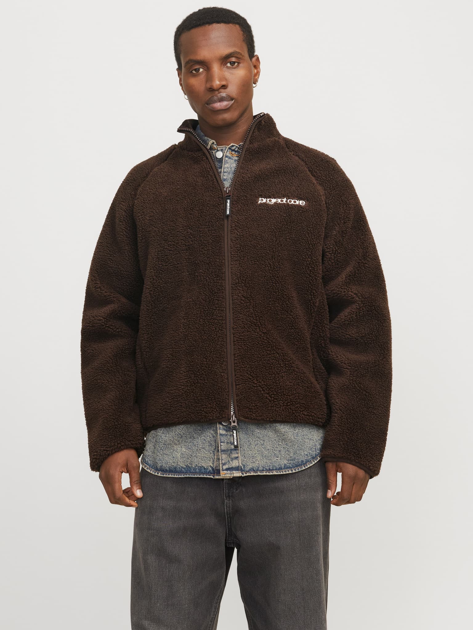 Jack and Jones Union Teddy Übergangsjacke – Bild 3