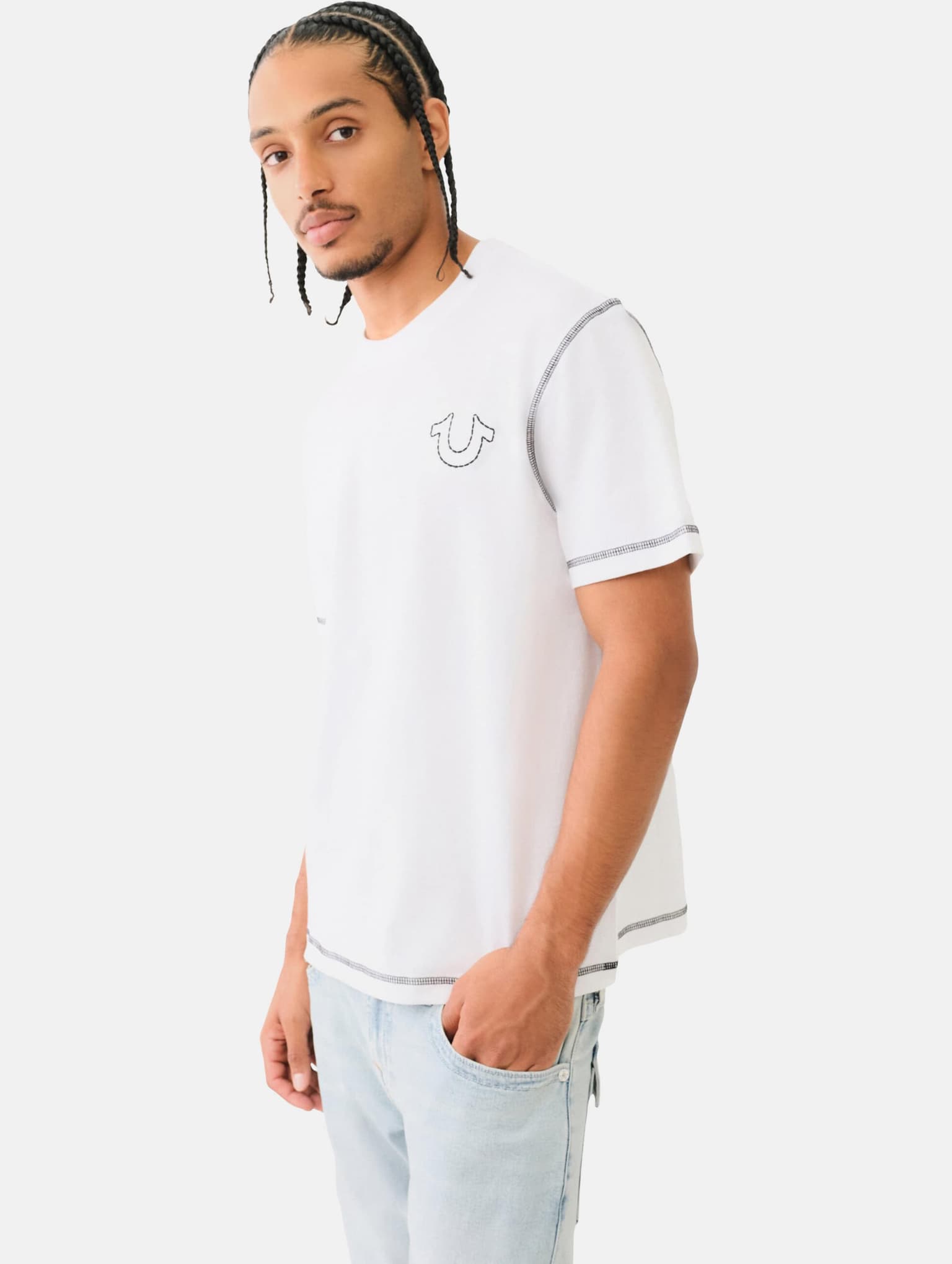 True Religion SS FLATLOCK TEE – Bild 3
