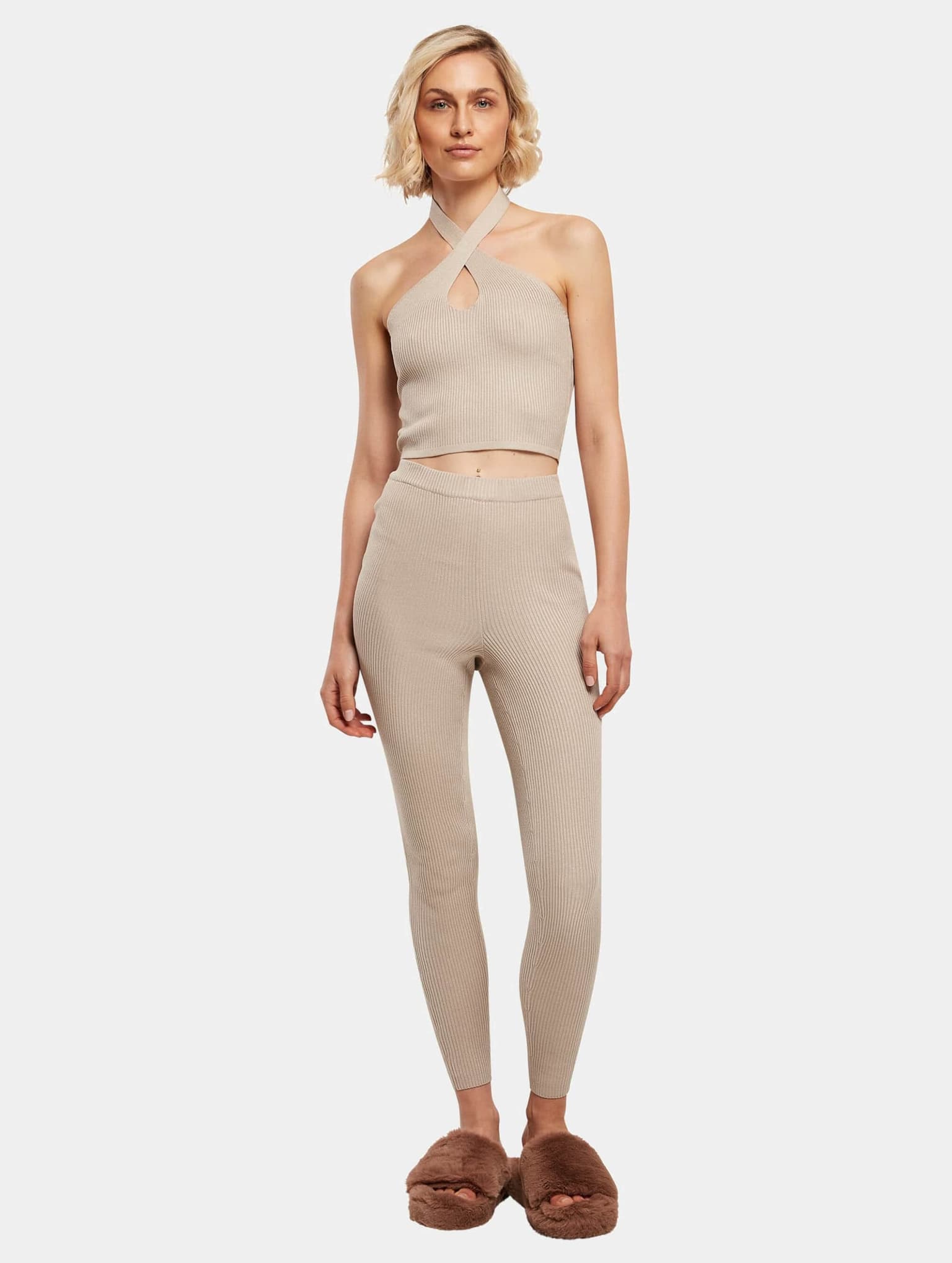 Urban Classics Ladies Rib Knit Leggings – Bild 4