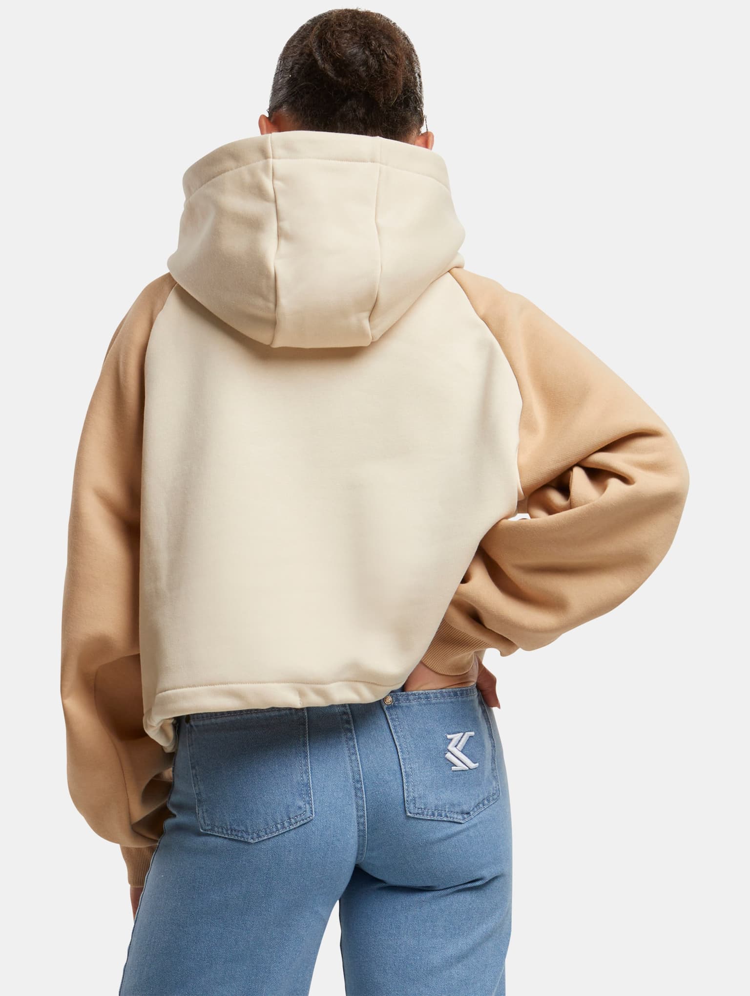 Karl Kani KK Serif Crop Raglan Hoodie – Bild 2