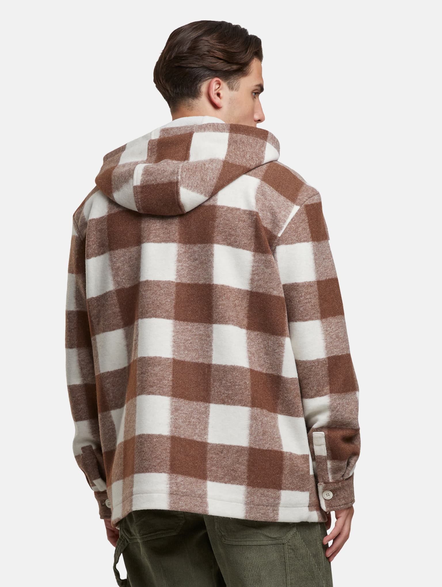 Urban Classics Big Check Jacket With Hood – Bild 2
