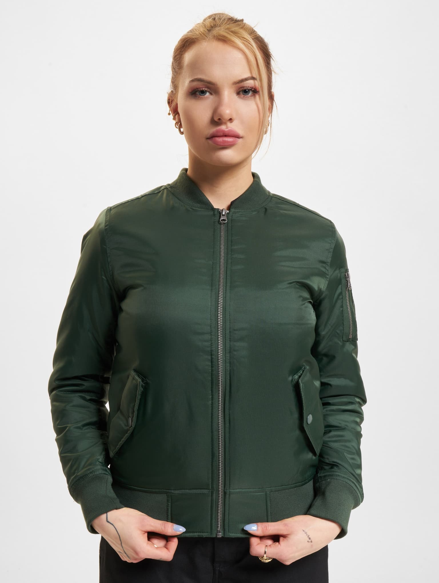 Urban Classics Ladies Basic Bomber Jacket – Bild 3