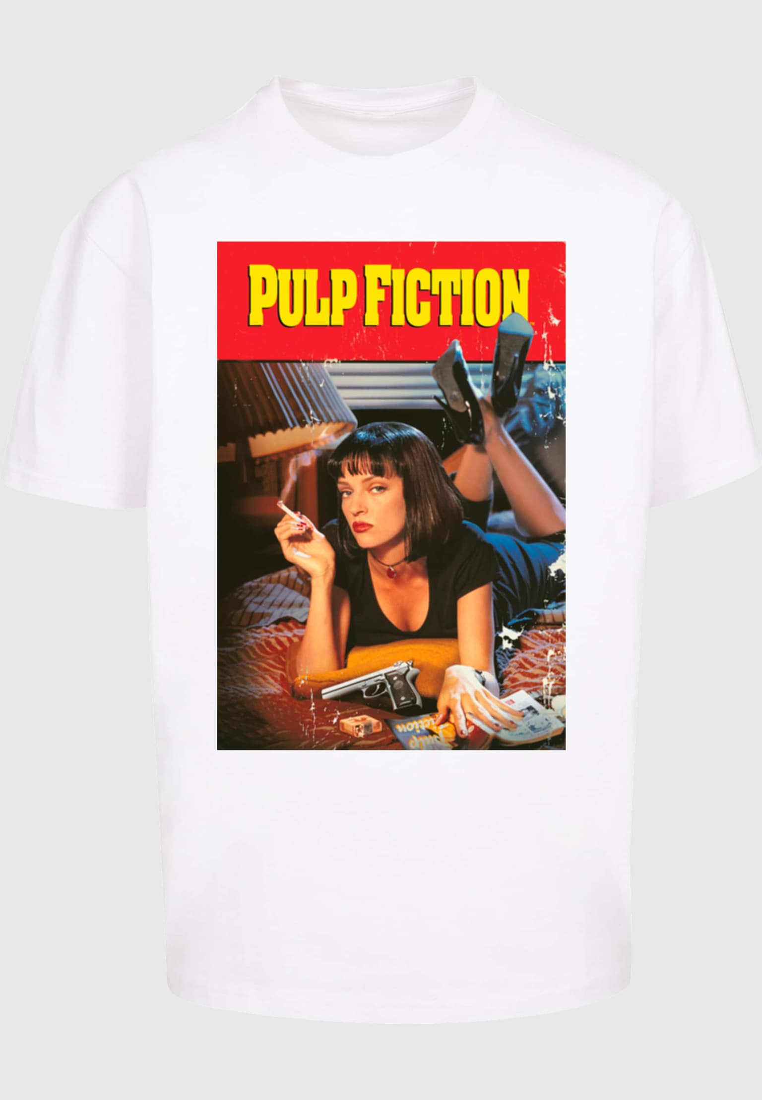 Merchcode Pulp Fiction Poster Oversize Tee – Bild 3