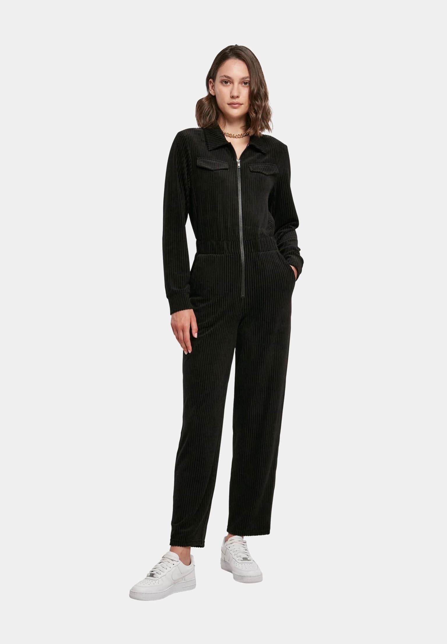 Urban Classics Ladies Velvet Rib Boiler Suit – Bild 3
