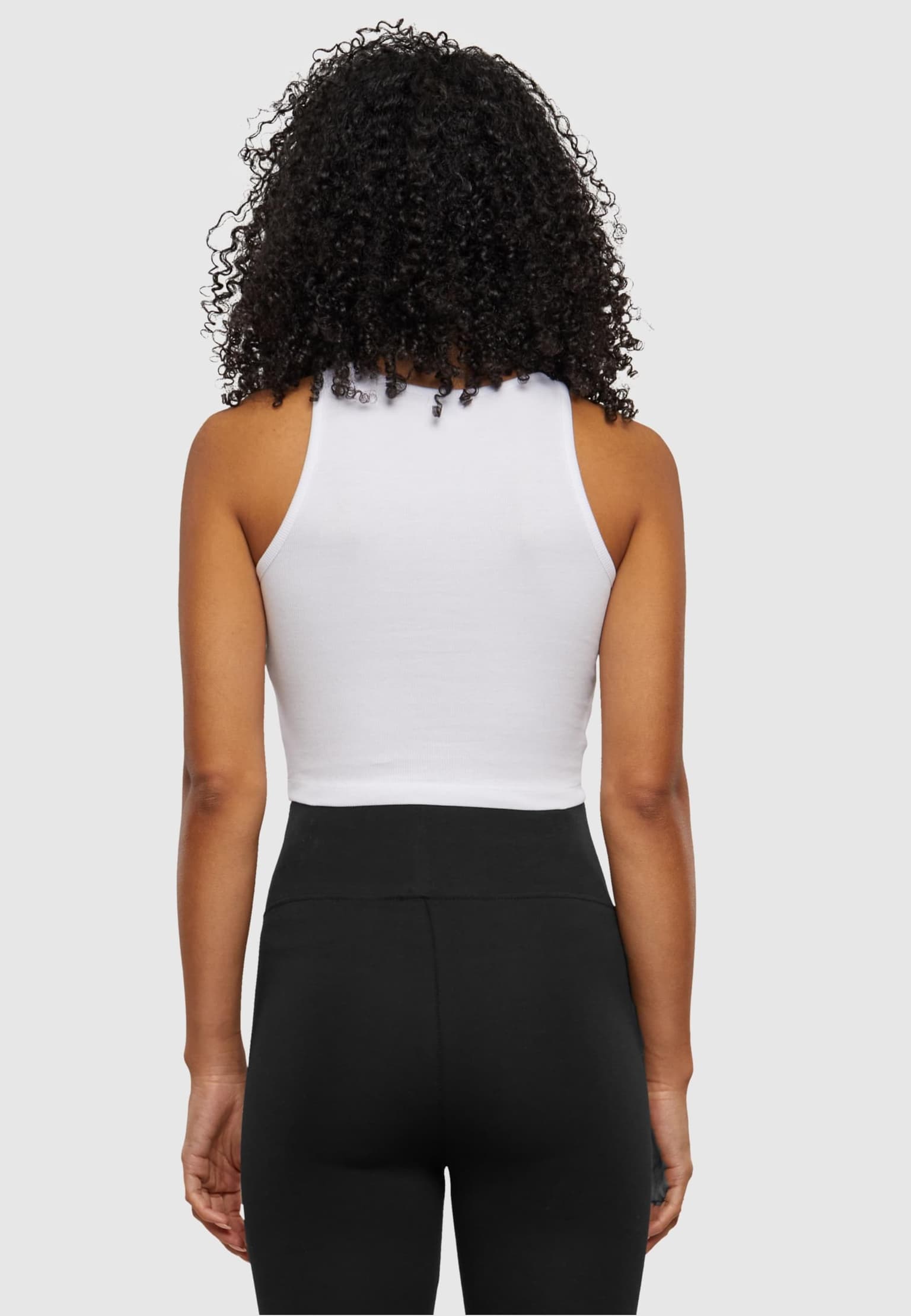 Urban Classics Ladies Essentials Cropped Rib Top – Bild 2