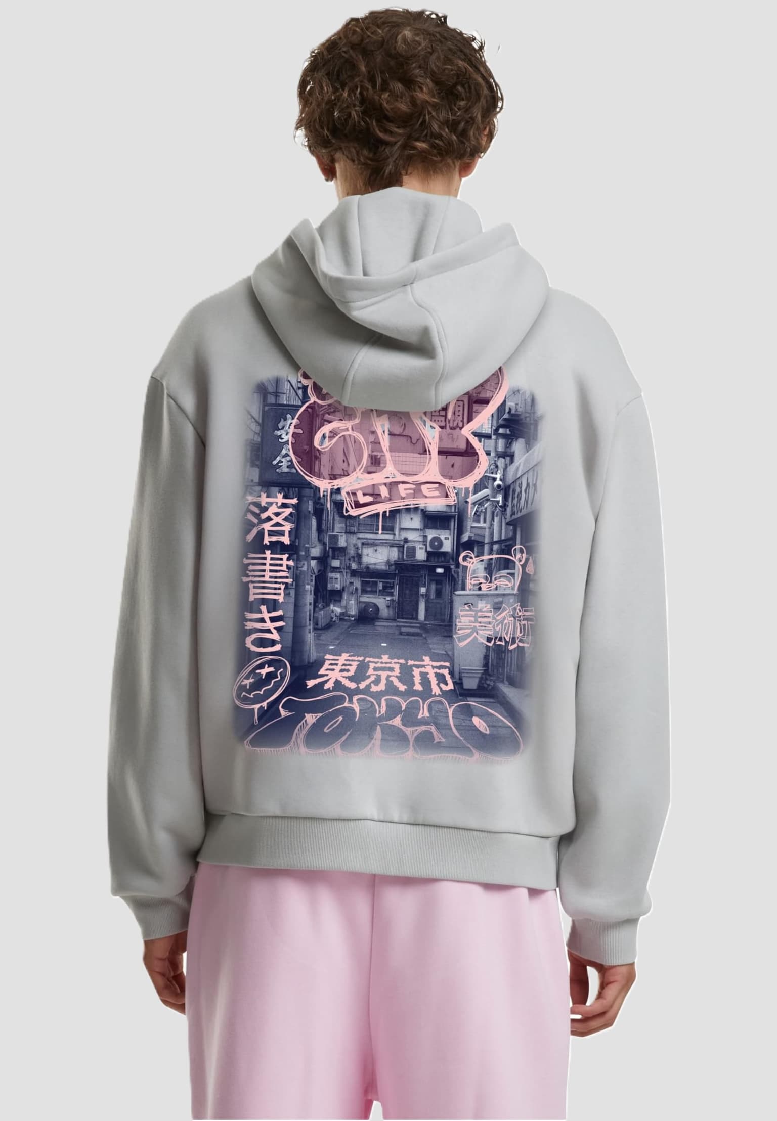 Mister Tee Tokyo City Life Fluffy Zip Hoody – Bild 2