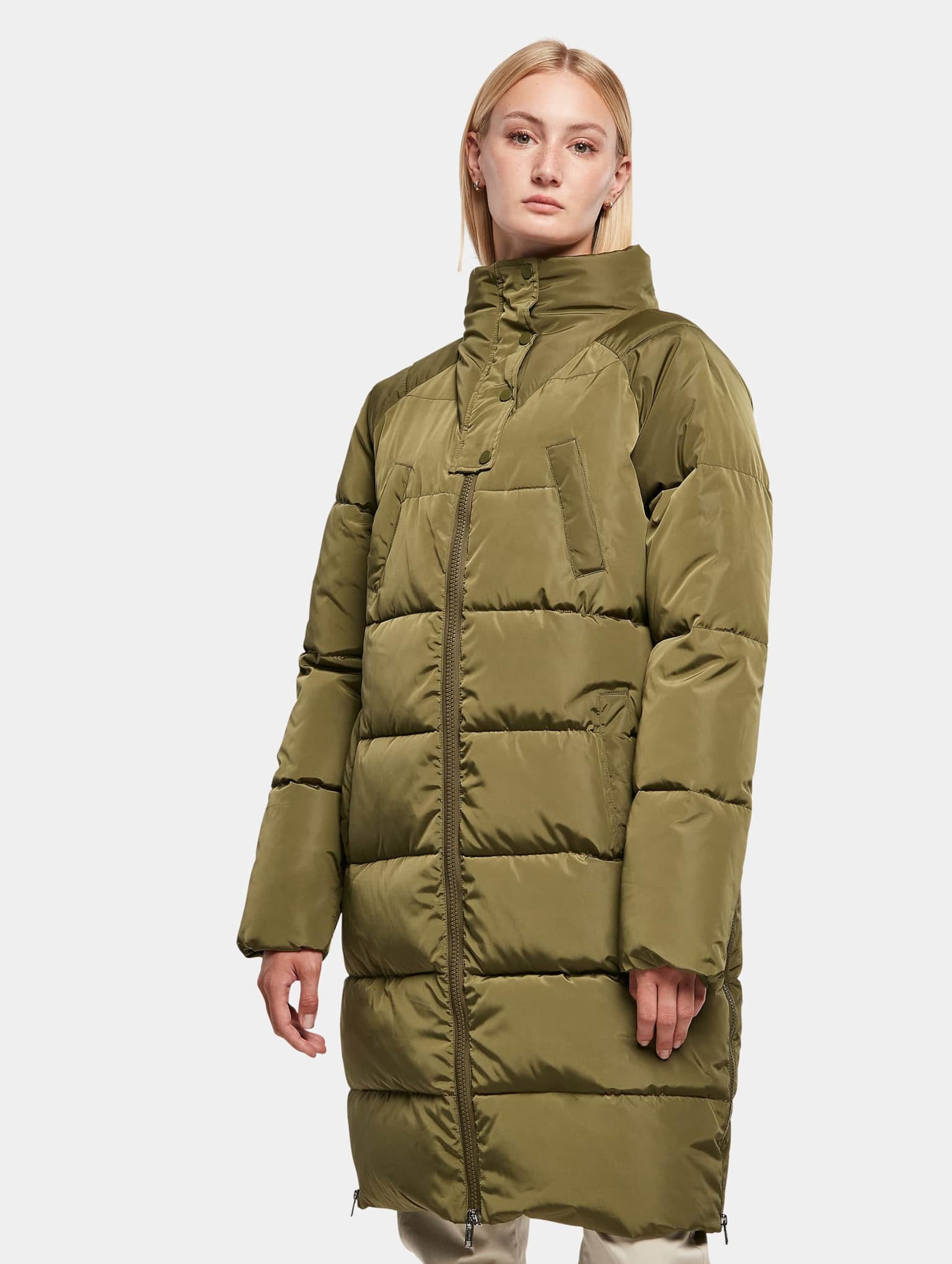 Urban Classics Ladies High Neck Puffer Coat